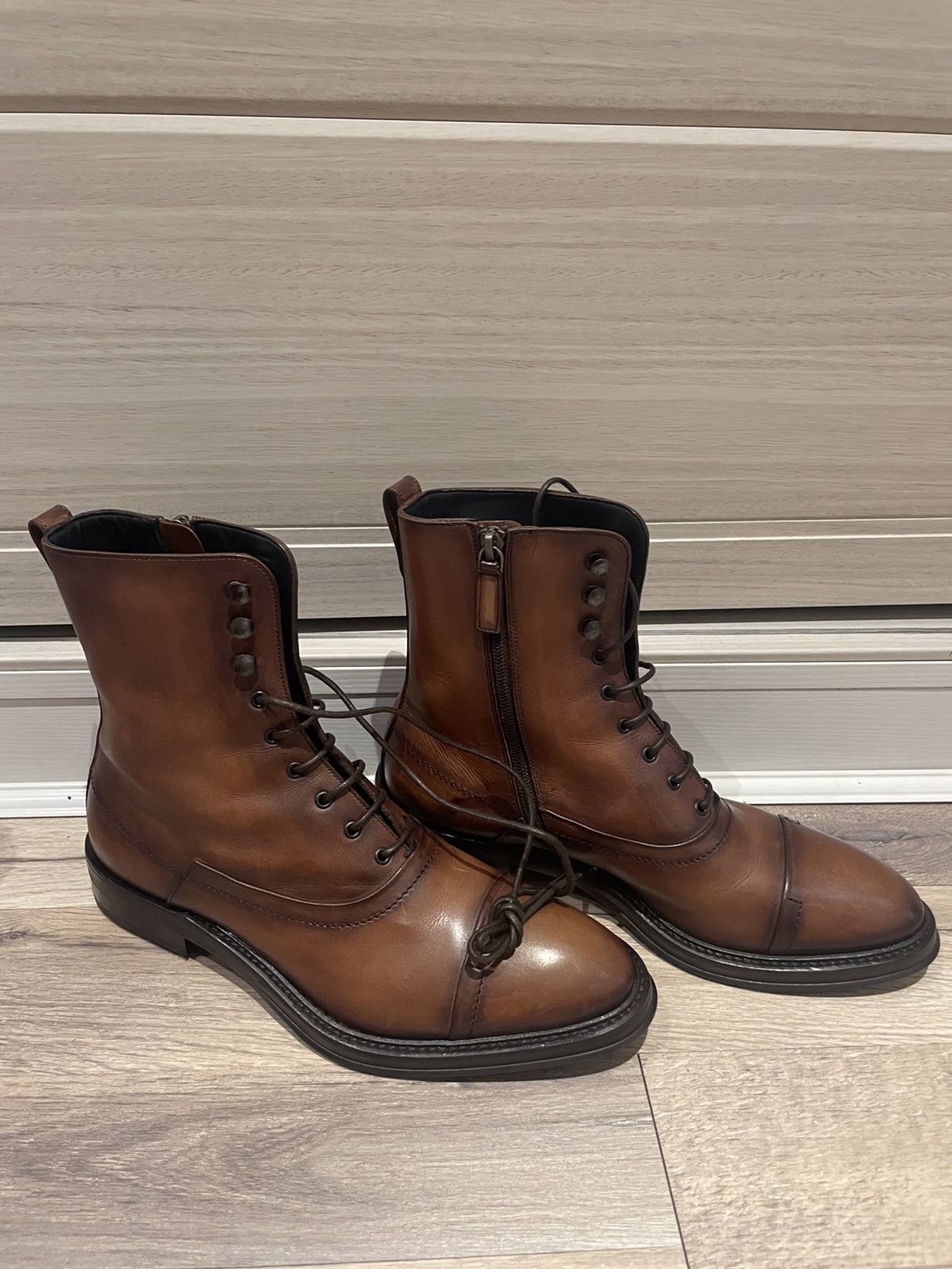 Berluti FW17 Brown Eris Bergen Boots Size US 7 / EU 40 - 2 Thumbnail
