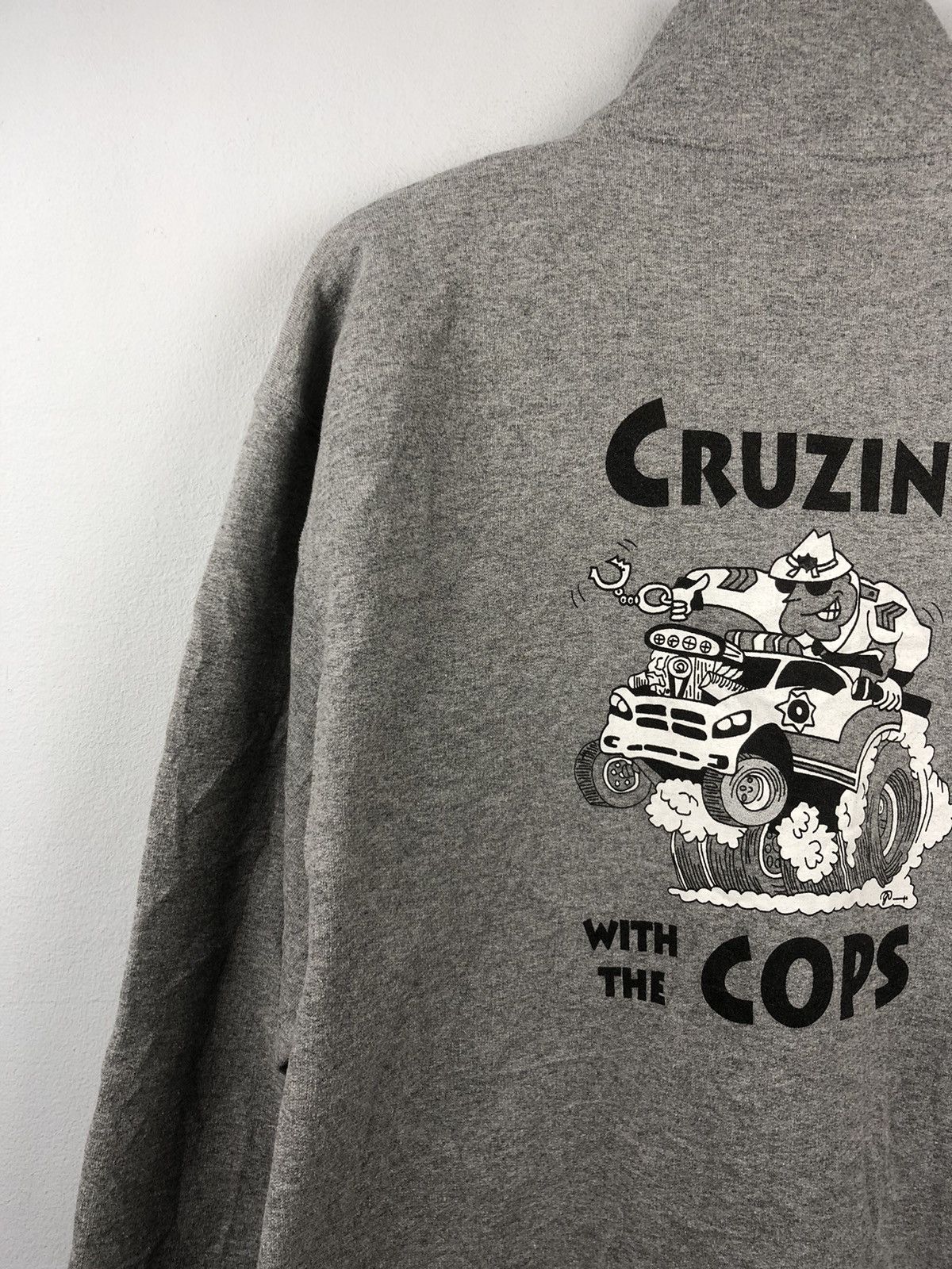 Vintage Vintage 90s Cruzin With The Cop Sweatshirt Size US M / EU 48-50 / 2 - 3 Thumbnail