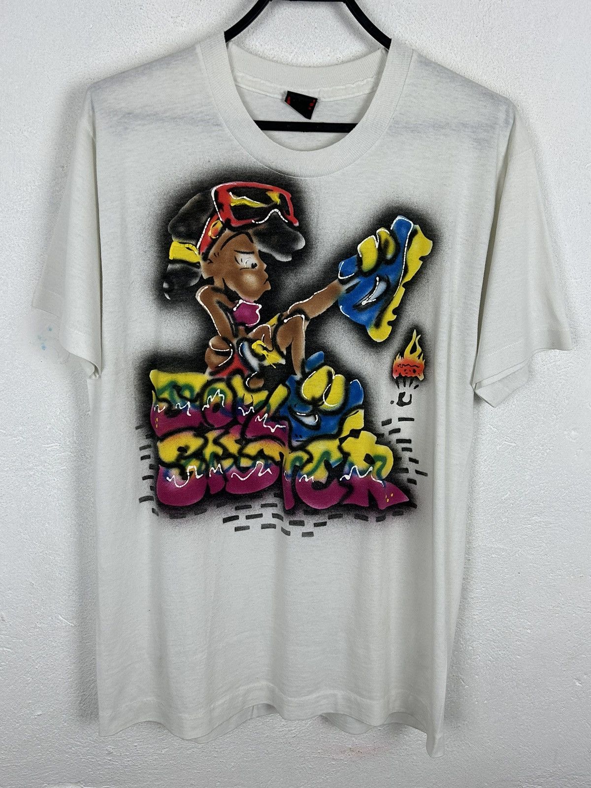 Vintage 90s Vintage Soul Sister Paintbrush Single Stitch T-Shirt Size US L / EU 52-54 / 3 - 1 Thumbnail