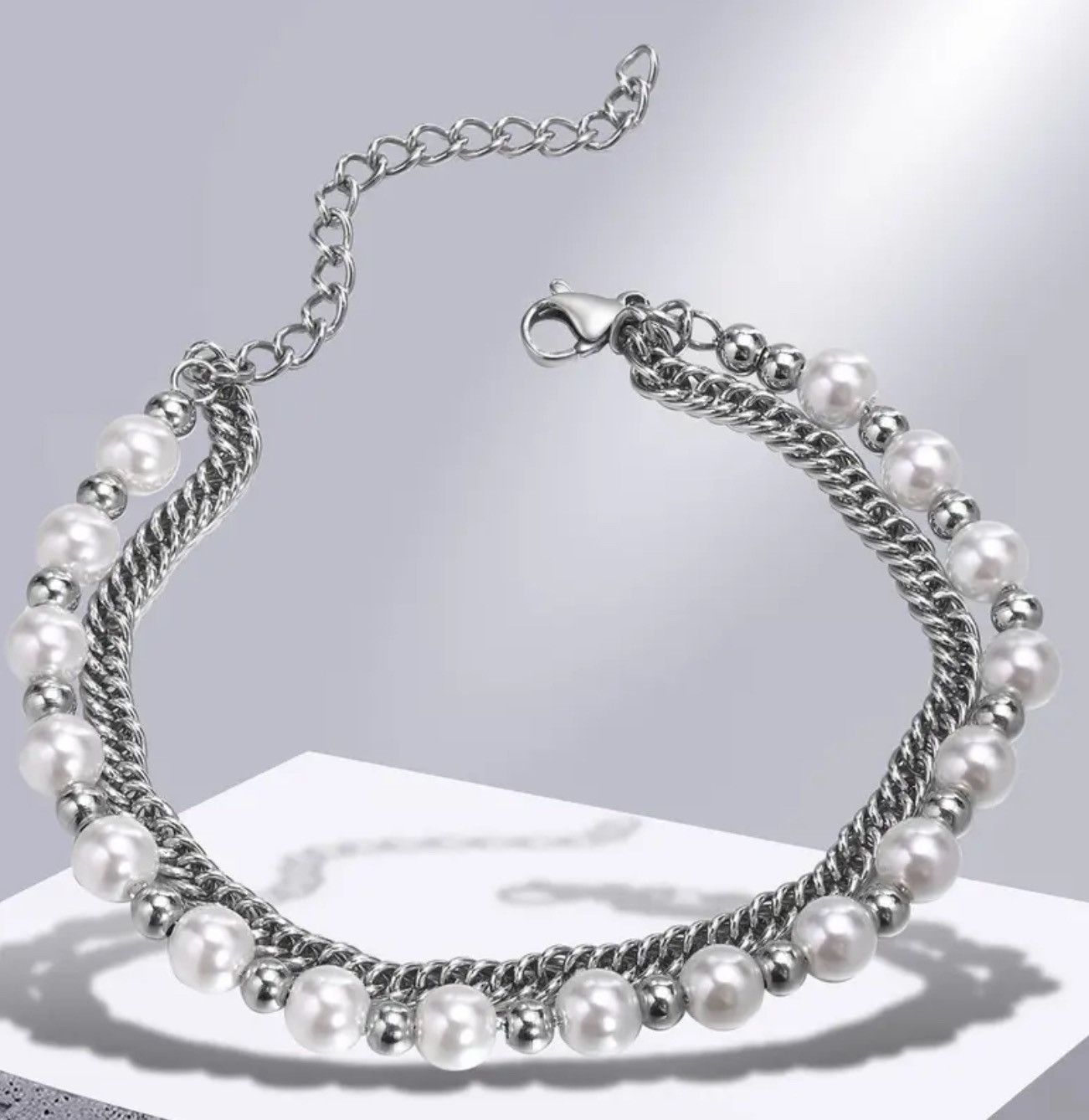 Jewelry Simulated Pearl Beads Bracelets Size ONE SIZE - 1 Thumbnail