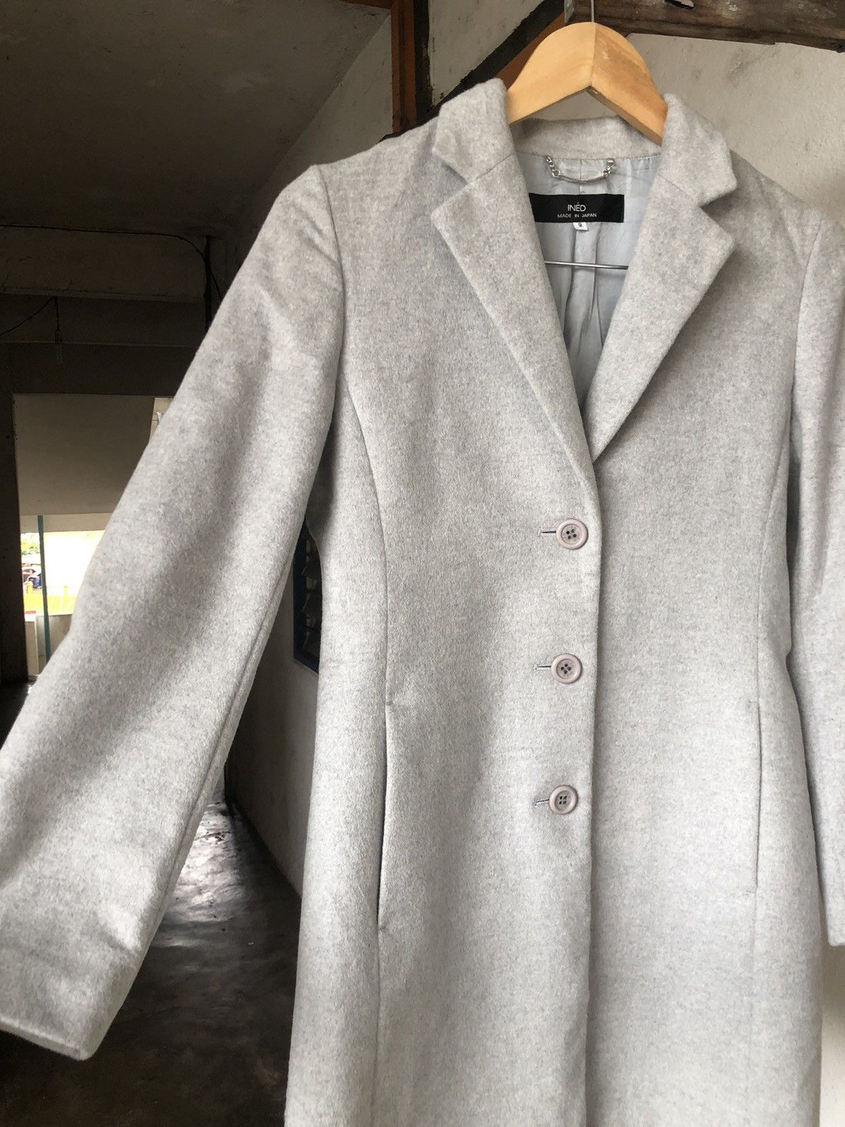 Yohji Yamamoto Fire🔥 Ined by Yohji Yamamoto Cashmere Long Coat Size M / US 6-8 / IT 42-44 - 14 Thumbnail