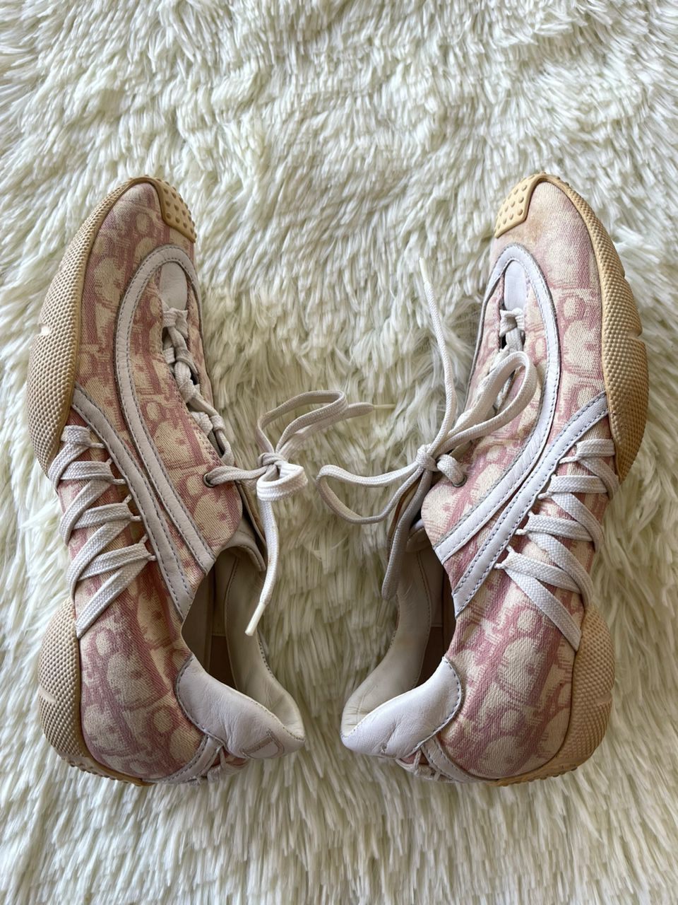 Christian Dior Monsieur Christian Dior Pink Monogram Low Top Sneaker Shoes Size US 6.5 / IT 36.5 - 7 Thumbnail