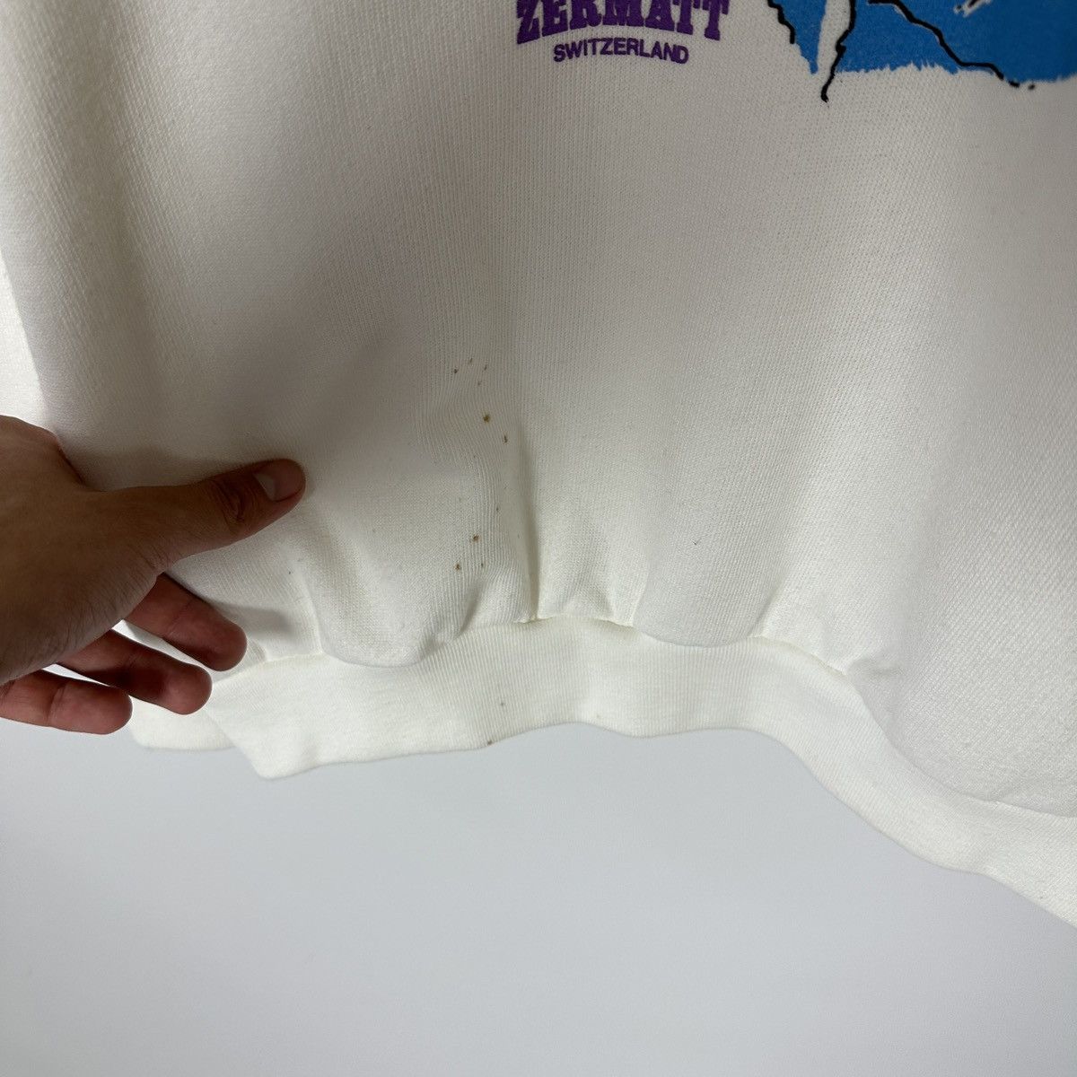 Peanuts Vintage 1960s Peanuts Zermatt Switzerland Skies sweatshirt Size US M / EU 48-50 / 2 - 5 Thumbnail