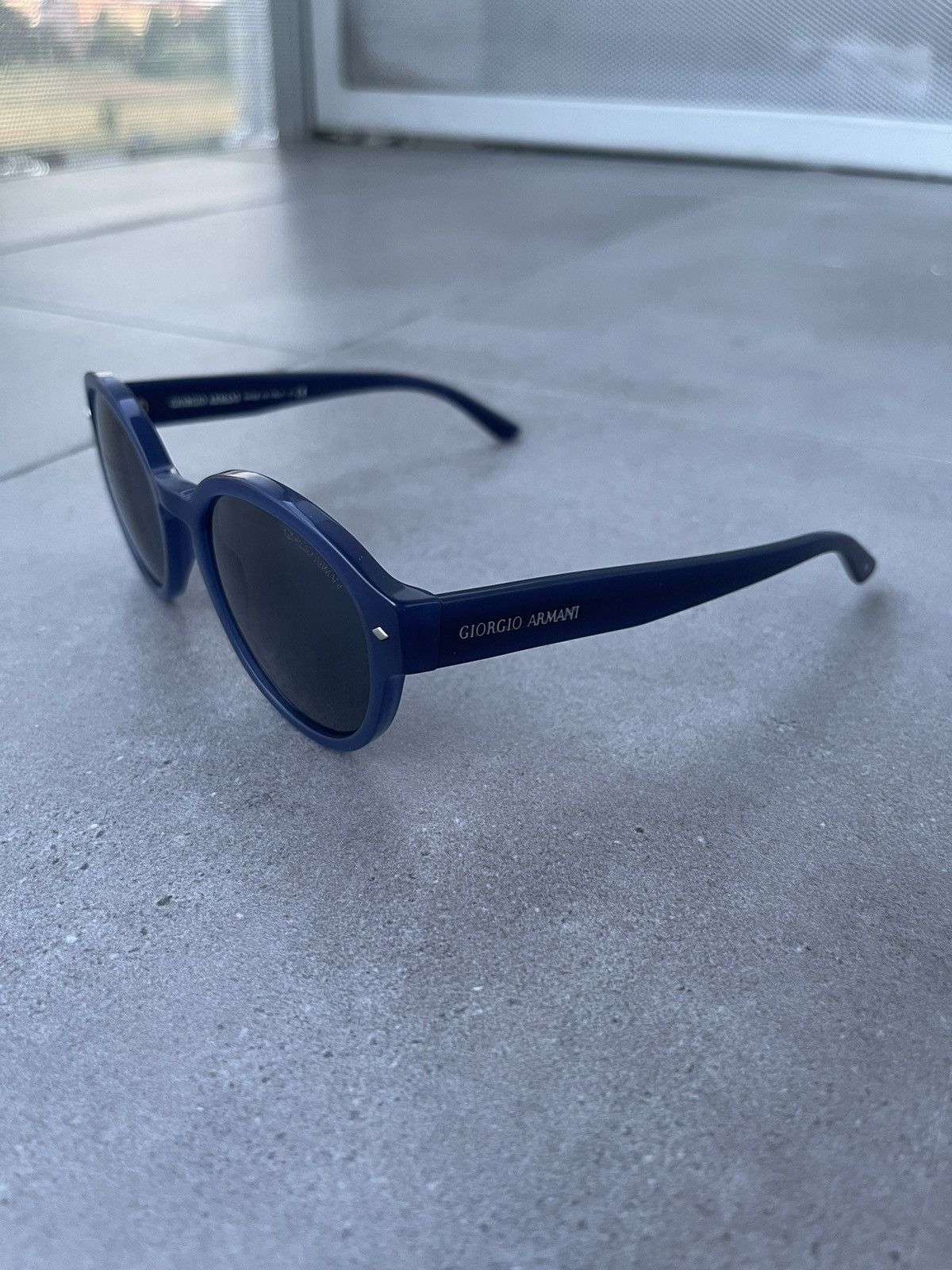 Emporio Armani Giorgio Armani AR8005 5008/R5 Blue Sunglasses Size ONE SIZE - 5 Thumbnail