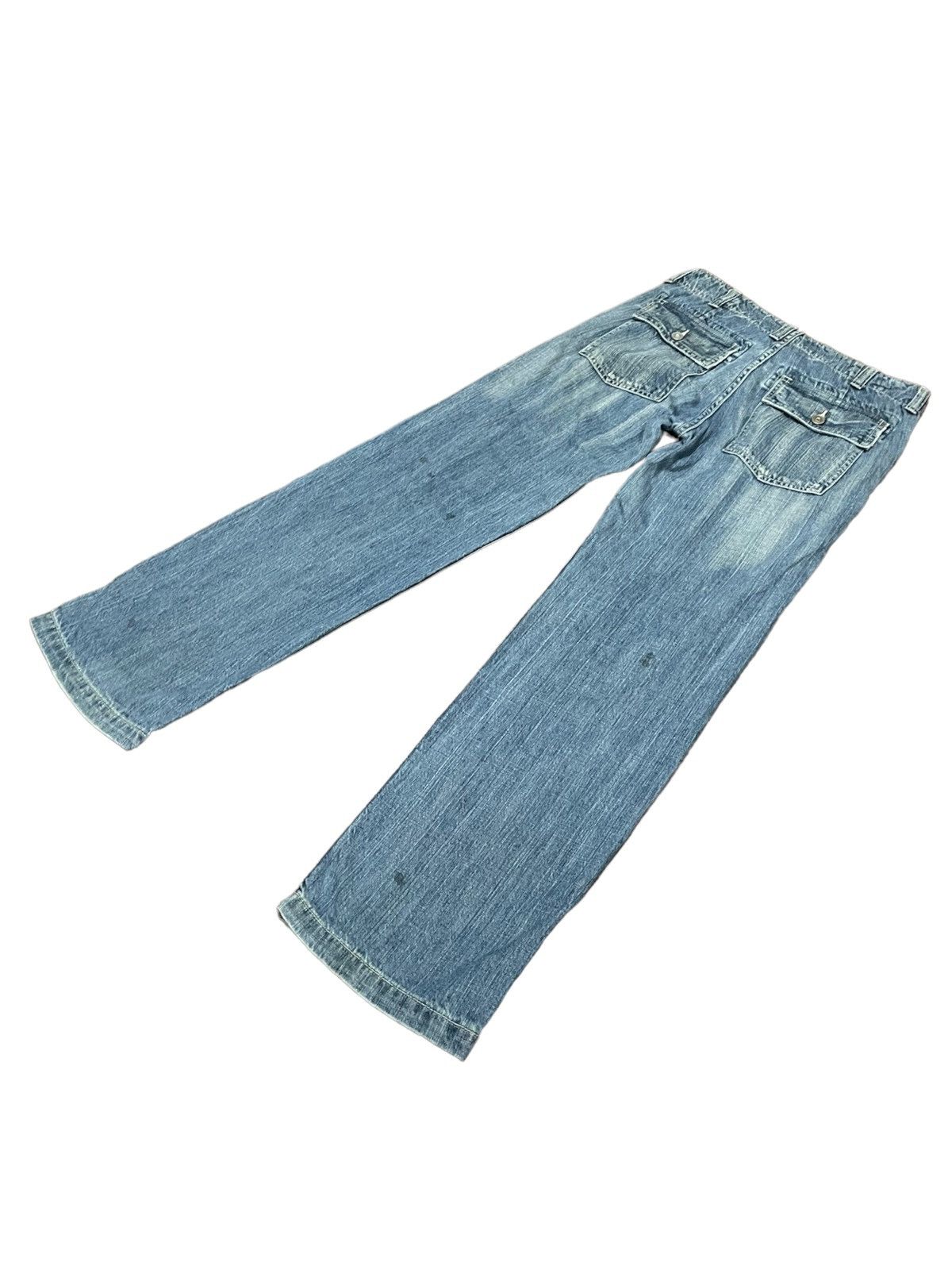 Japanese Brand × Johnbull John Bull 90s Distressed Fatigue Baker Army Style Jeans Size US 30 / EU 46 - 9 Thumbnail