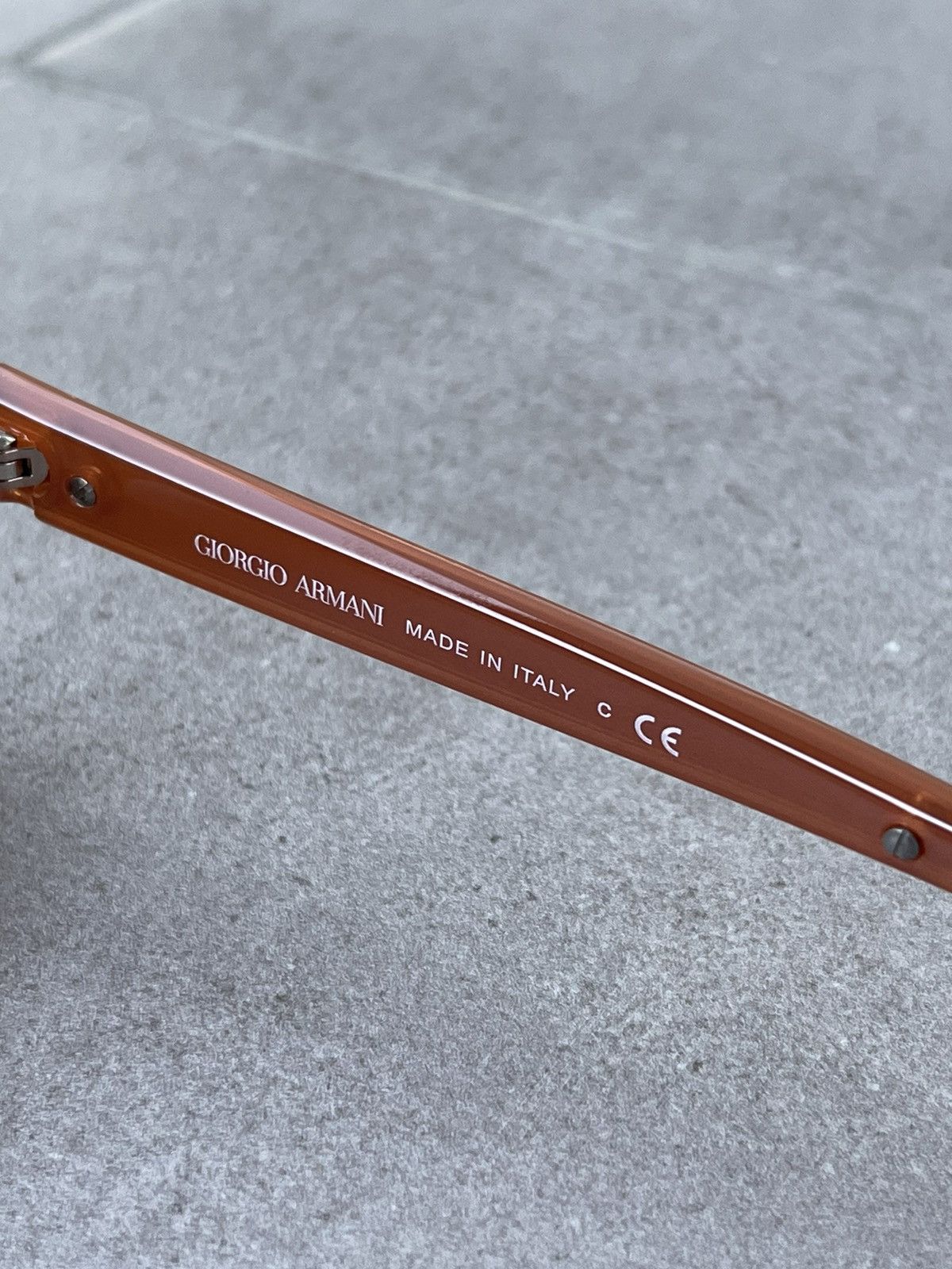 Giorgio Armani AR8015 5043/13 Cobain Peach Silver Sunglasses