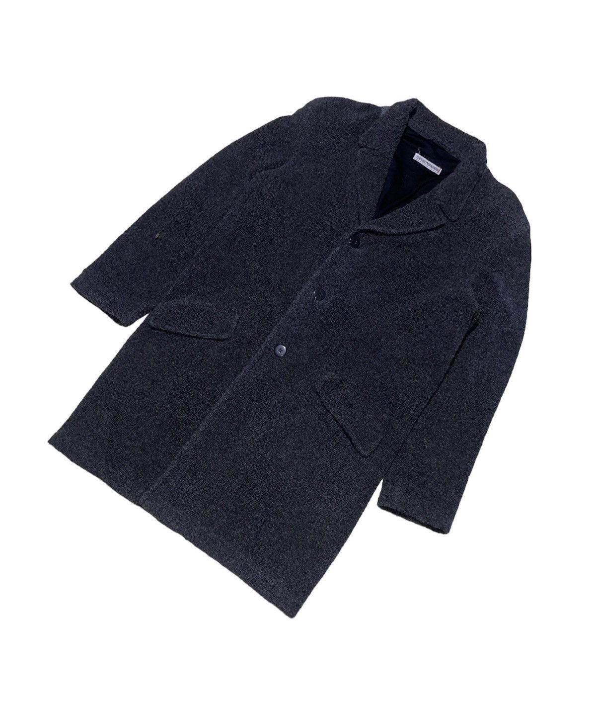 Armani Emporio Armani Wool Long Coat Jacket Size US M / EU 48-50 / 2 - 6 Thumbnail