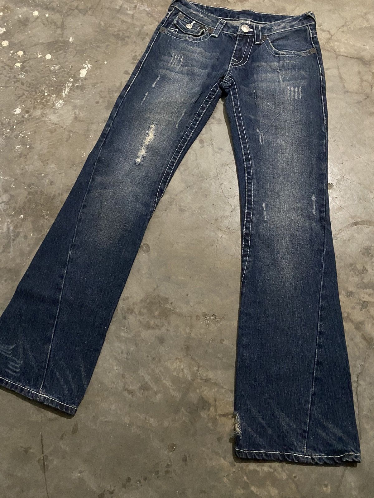Super Flare Jeans True Religion Section Joey Low Rise p117