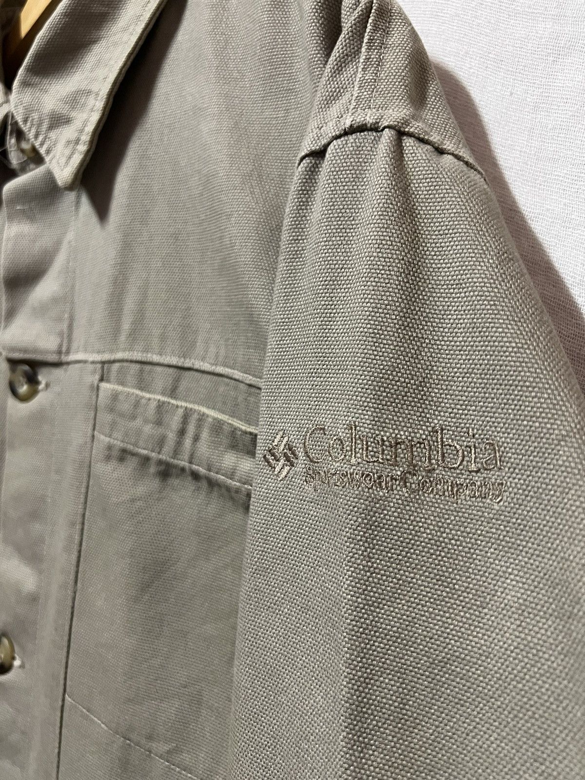 Columbia 🔥Columbia sportwear company dark canvas heavy jacket Size US M / EU 48-50 / 2 - 5 Thumbnail
