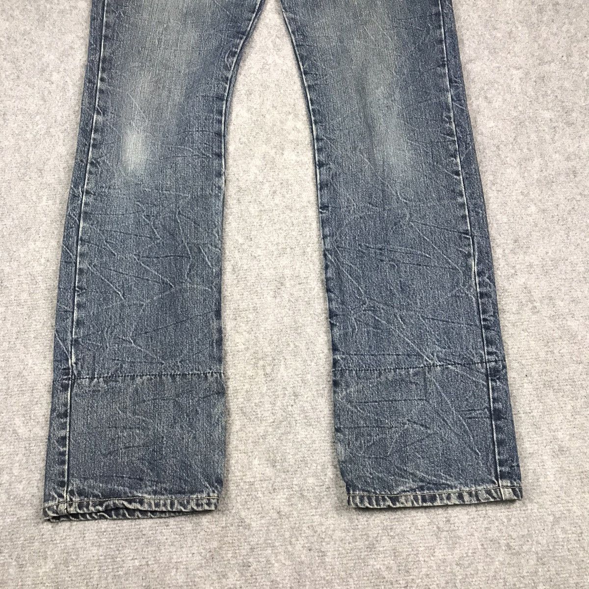 Japanese Brand DOUBLE WAIST DENIM JAPANESE STYLE DENIM PANTS Size US 31 - 2 Thumbnail