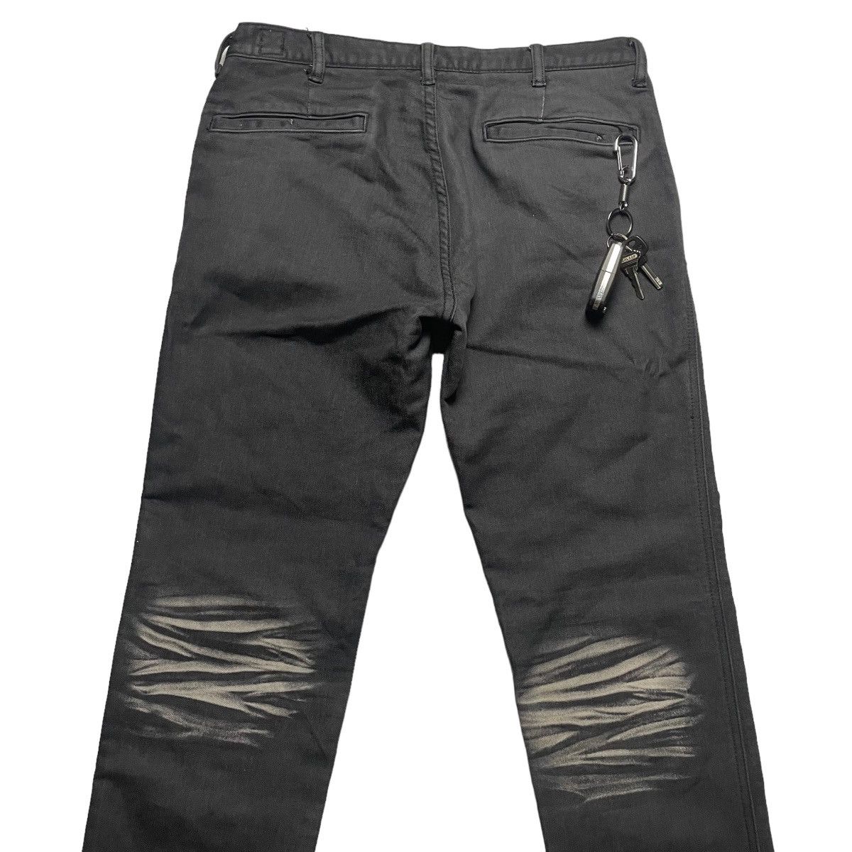 If Six Was Nine × Le Grande Bleu (L.G.B.) 🇯🇵 SEMANTIC DESIGN BLEACH PUNK GOTHIC PANTS Size US 32 / EU 48 - 7 Thumbnail