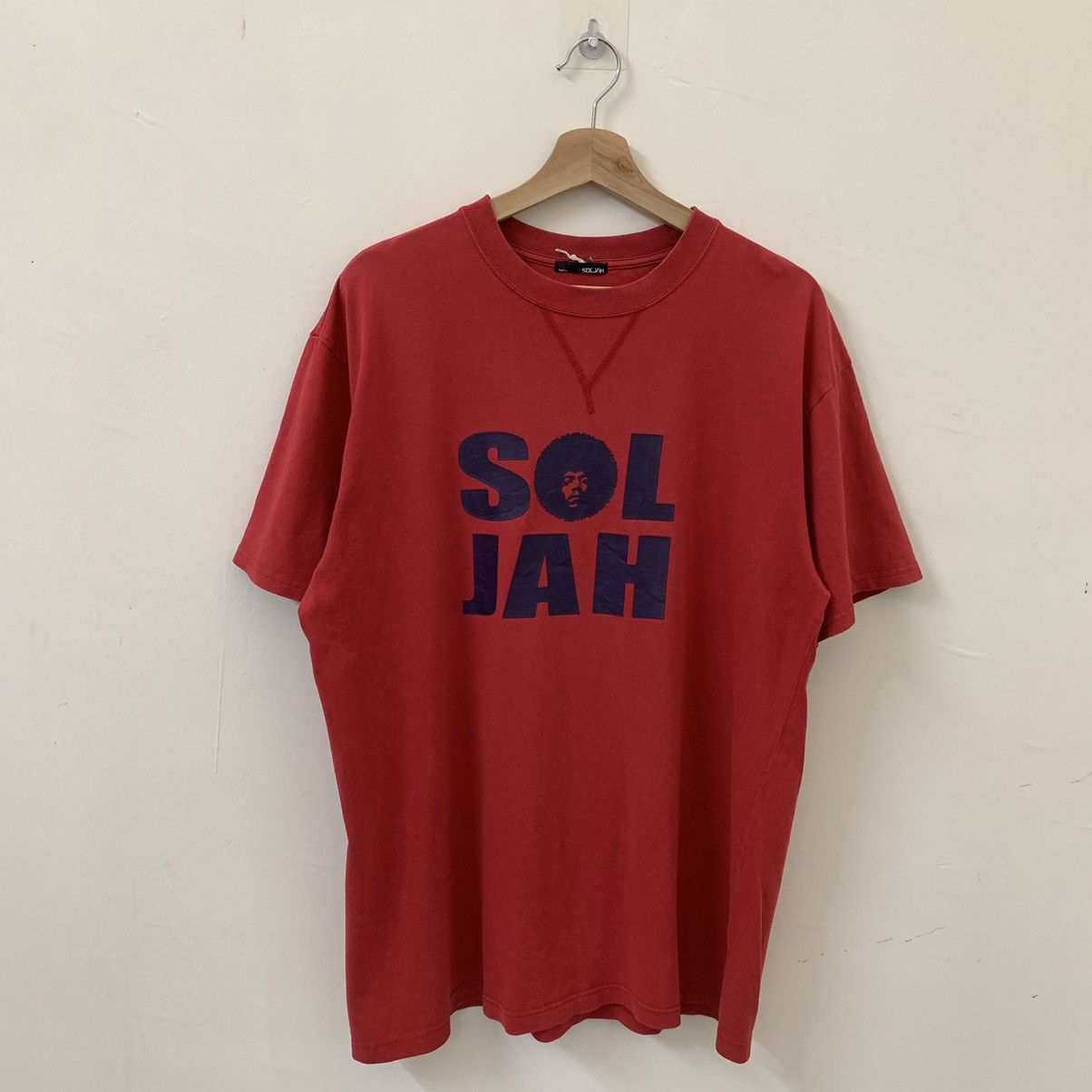 Japanese Brand × Vintage VINTAGE JIMMY HENDRIX SOLJAH TEE Size US XL / EU 56 / 4 - 1 Thumbnail
