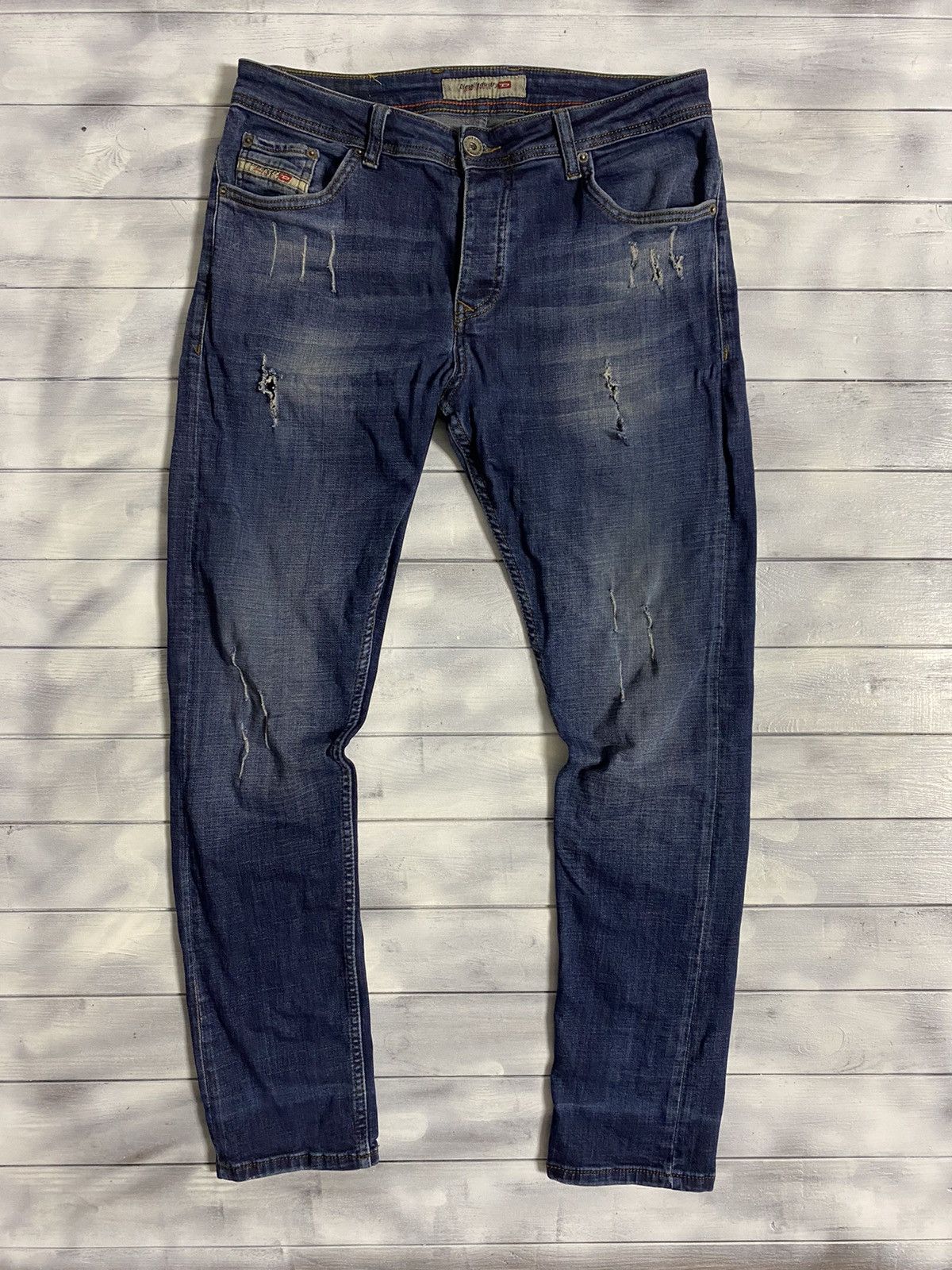 Diesel Rare Vintage Jeans Diesel. Avant-Garde Punk style. Size US 32 / EU 48 - 1 Thumbnail