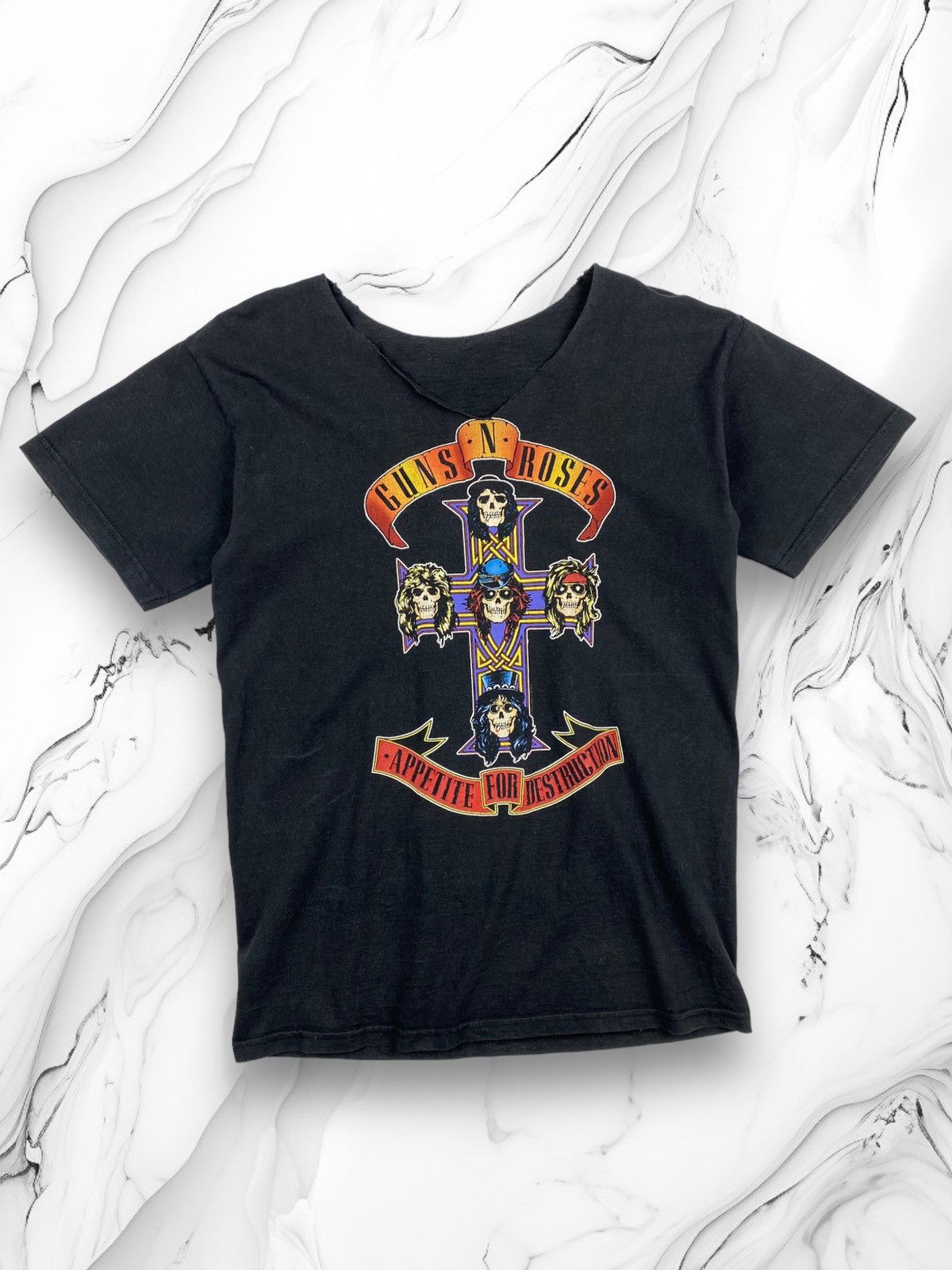 Band Tees Vintage 2004 Guns N Roses Appetite For Destruction T-Shirt Size US M / EU 48-50 / 2 - 1 Thumbnail