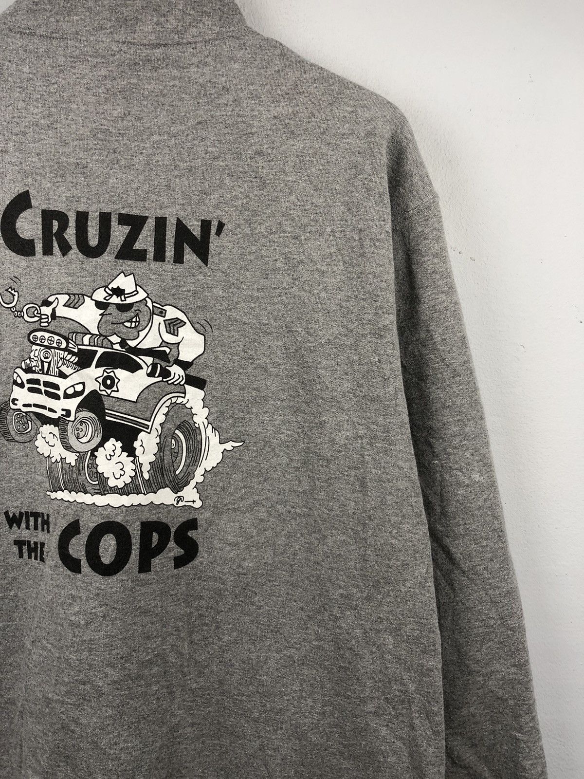 Vintage Vintage 90s Cruzin With The Cop Sweatshirt Size US M / EU 48-50 / 2 - 4 Thumbnail