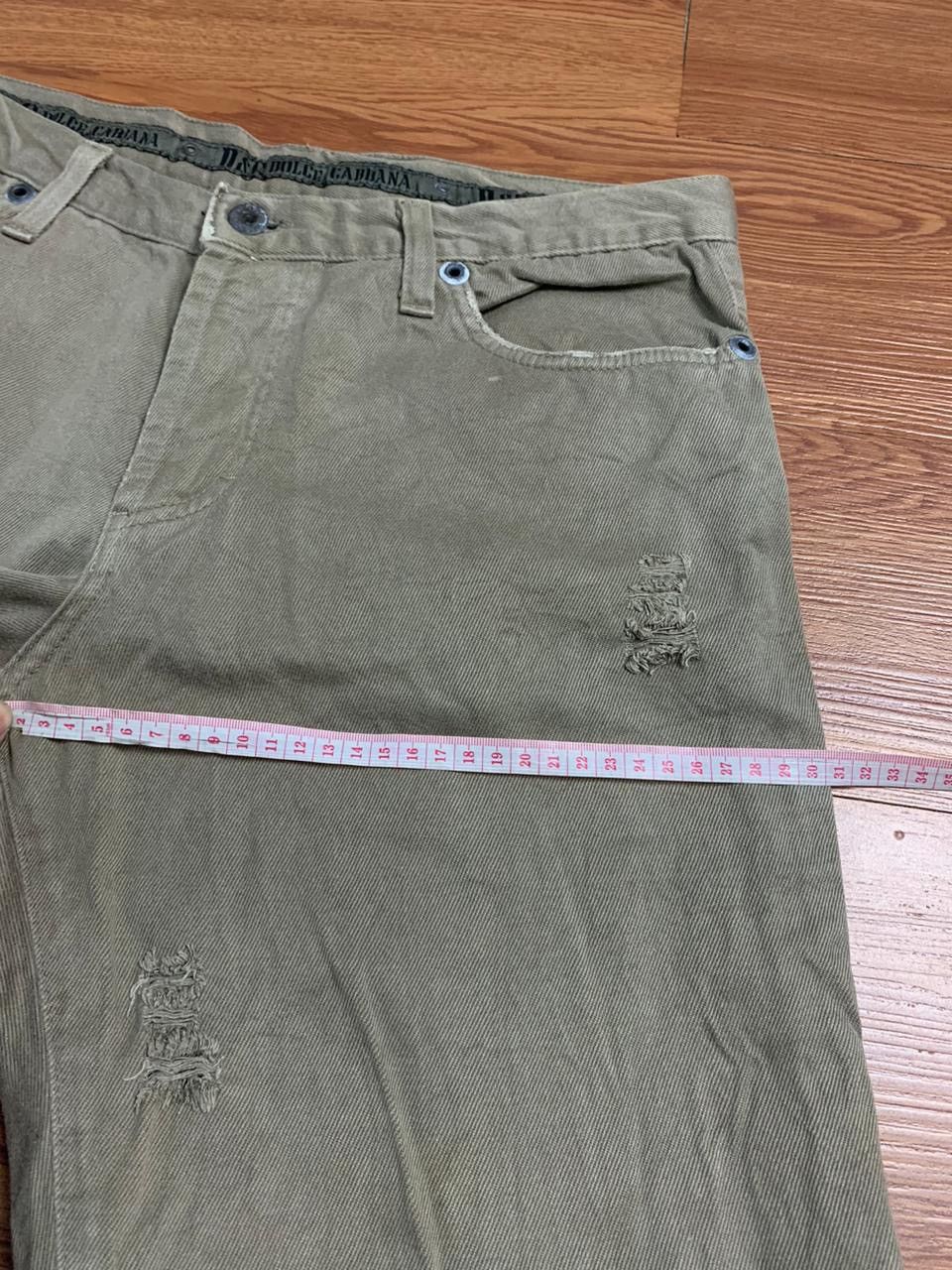 Dolce & Gabbana Dolce & Gabbana D-Ring Distressed Jeans Size US 32 / EU 48 - 17 Thumbnail