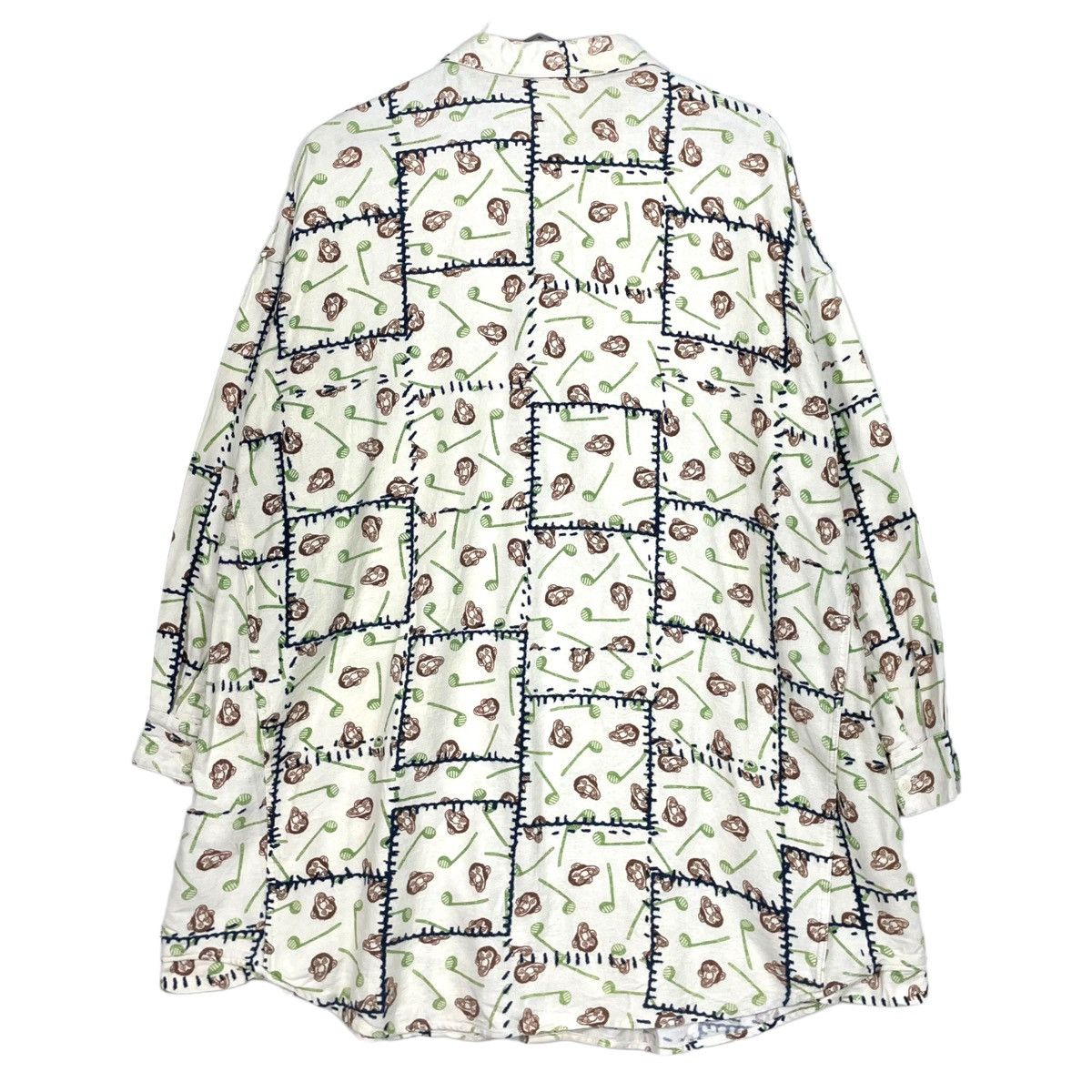 Issey Miyake × Japanese Brand × Ne-Net 🔥NENET JAPAN SLEEP PYJAMAS BUTTON SHIRT Size L / US 10 / IT 46 - 5 Thumbnail