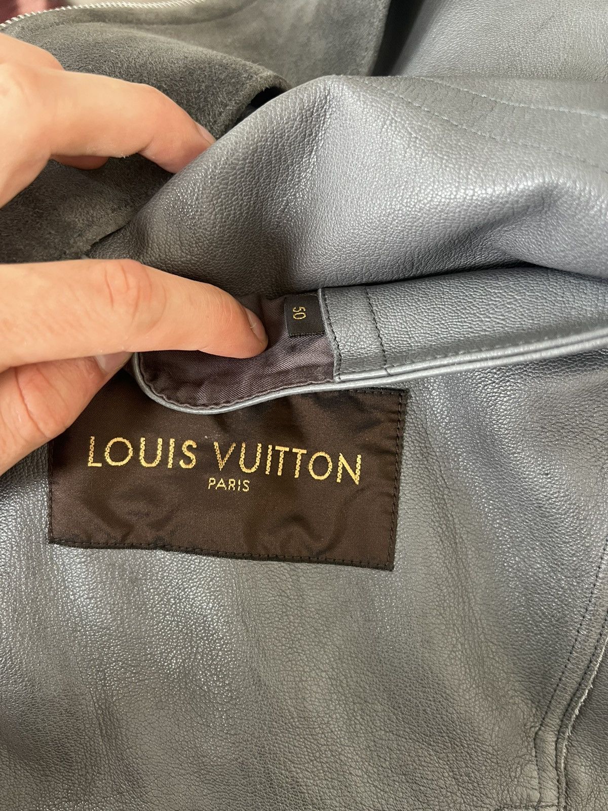 Louis Vuitton Louis Vuitton Geometric Leather Jacket Size US M / EU 48-50 / 2 - 11 Thumbnail