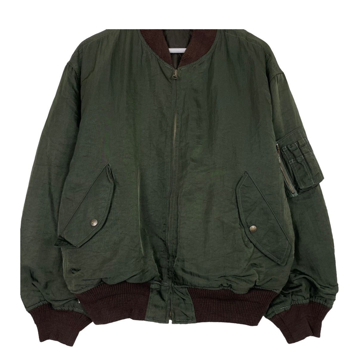 Beauty Beast × Japanese Brand 💥80s JUNMEN RIOT BOMBER INSPIRED ISSEY MIYAKE JACKET Size US L / EU 52-54 / 3 - 6 Thumbnail