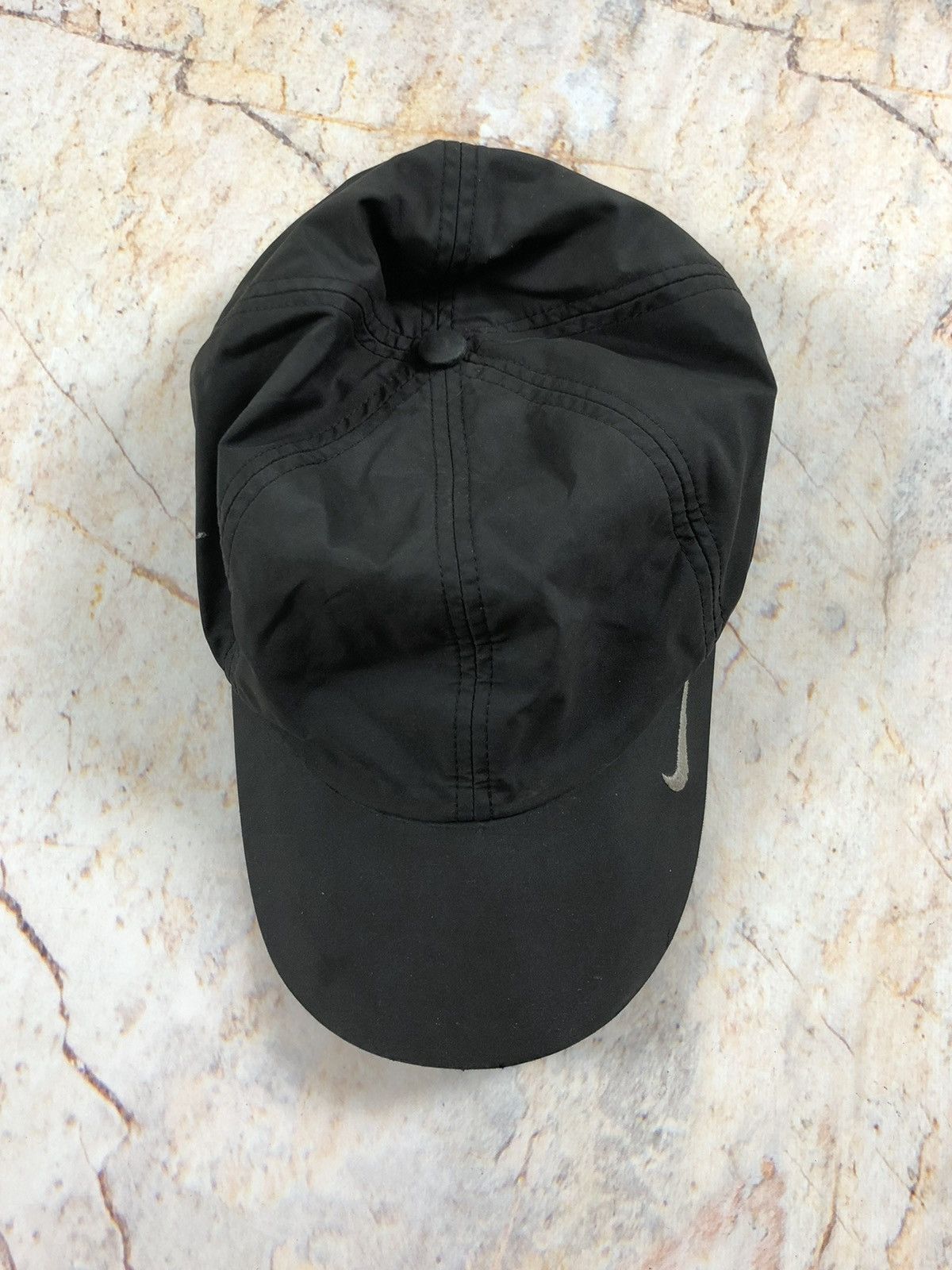 Nike × Vintage Nike vintage black nylon cap Size ONE SIZE - 1 Thumbnail