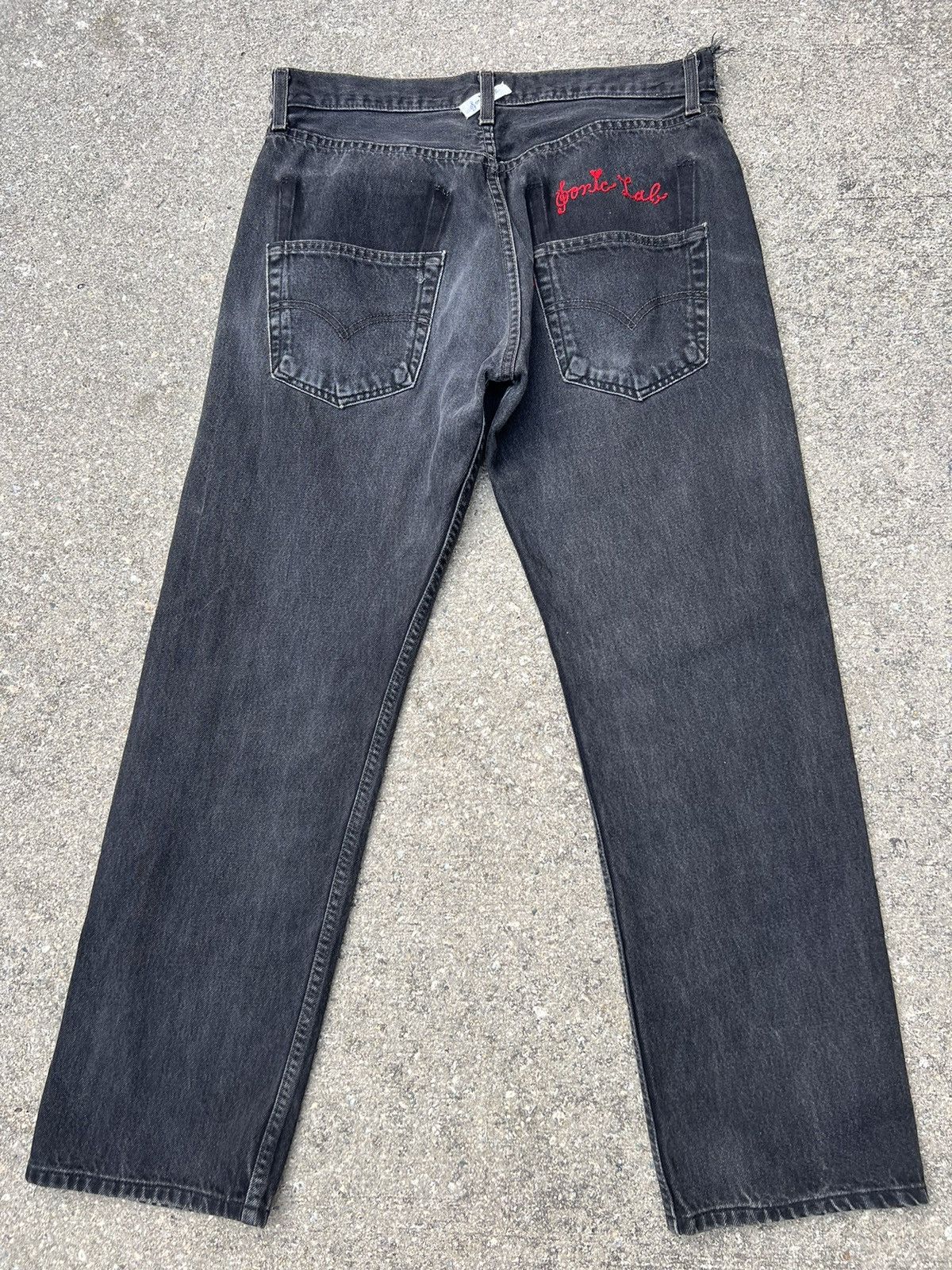 Needles Vintage Levi’s 501 REBIULD by Sonic Lab Needles Denim Jeans Size US 32 / EU 48 - 5 Thumbnail