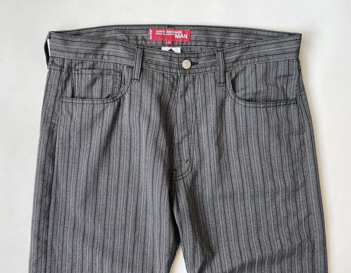 Comme des Garcons A/W 05 Striped Wool Trousers Size US 36 / EU 52 - 2 Thumbnail