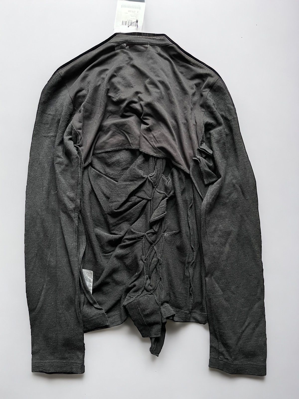 Comme des Garcons FW11 Cdg ruched “gathered” wool mesh sweater Size S / US 4 / IT 40 - 10 Thumbnail