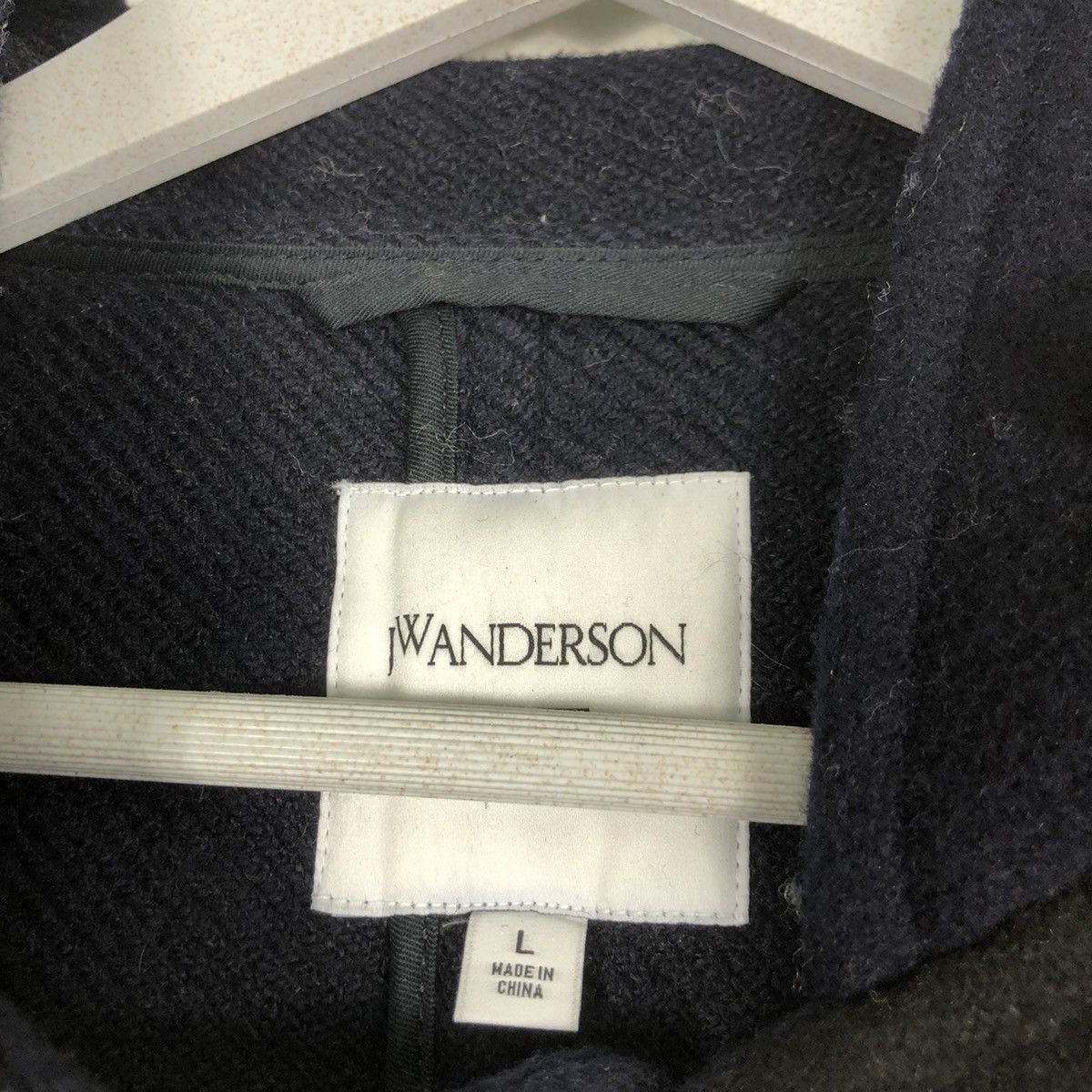 Designer × JW Anderson × Japanese Brand 💥JW ANDERSON HOODED WOODEN TOGGLE WOOL DUFFLE COAT JACKET Size US L / EU 52-54 / 3 - 10 Thumbnail