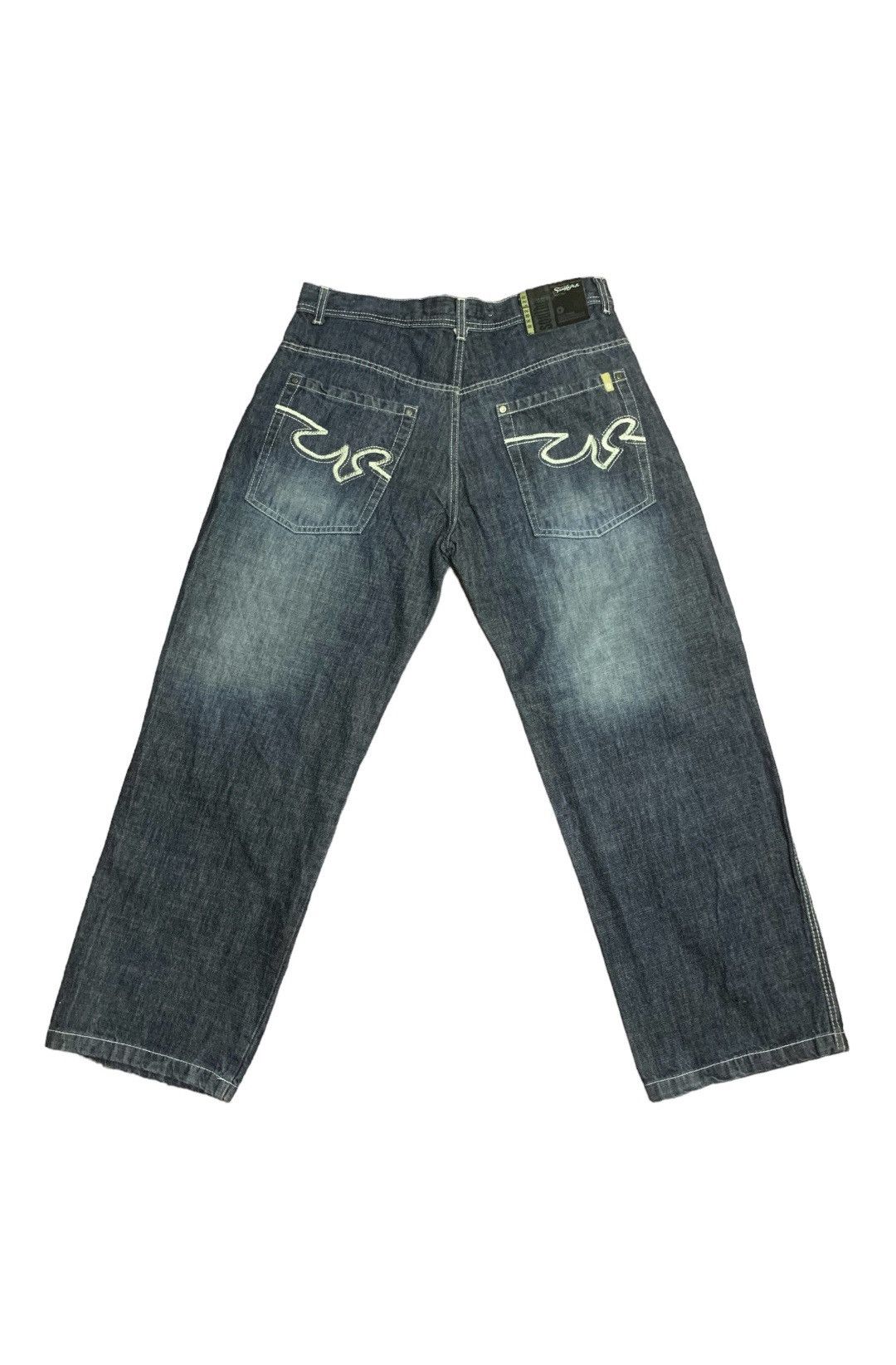JNCO × Southpole Vintage Souhtpole Baggy Denim Size US 35 - 2 Thumbnail