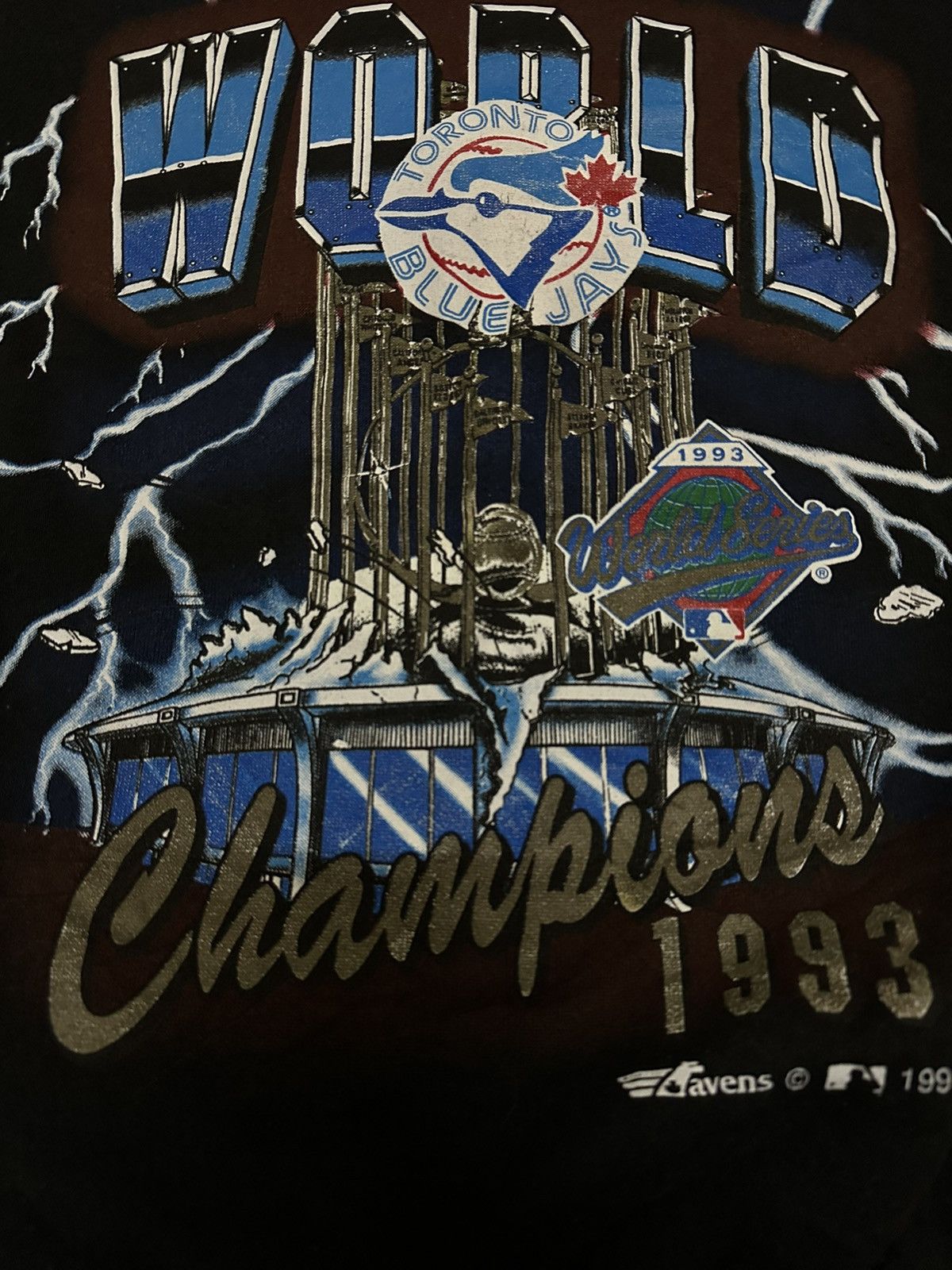 Vintage Vintage 90’s Toronto Blue Jays World Championship 1993 Size US L / EU 52-54 / 3 - 3 Thumbnail