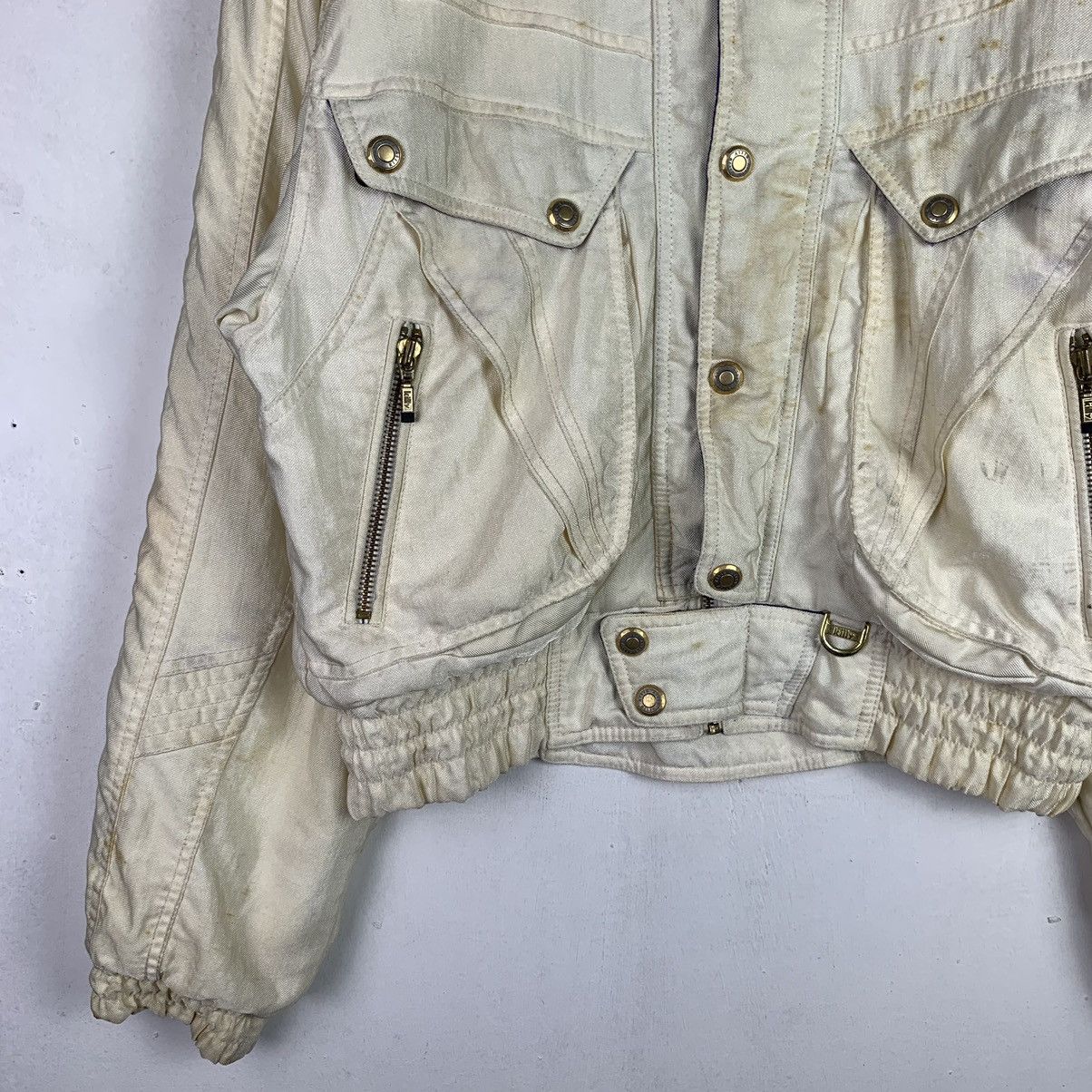 Asics × Vintage Killy Asics Hooded Bomber Jacket Rare Design Size US XXL / EU 58 / 5 - 4 Thumbnail