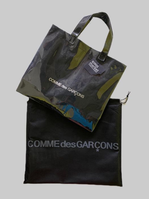 Cdg tote bag online pvc