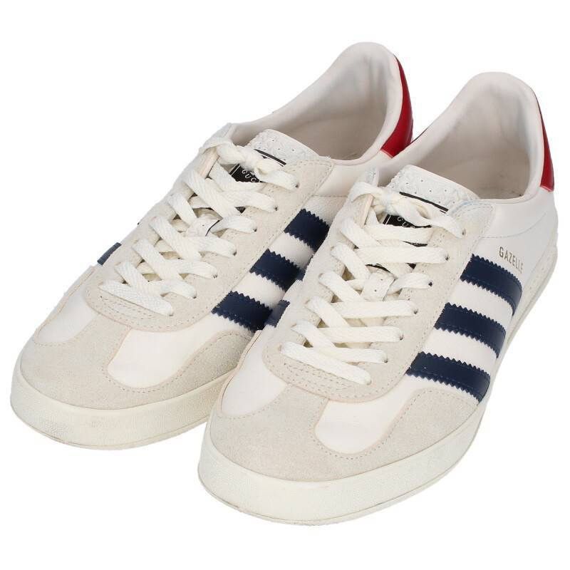 adidas gazelle silver green womens Adidas x Gucci Women's Gazelle Wedge Pink Velvet Low Top Sneakers main image 1