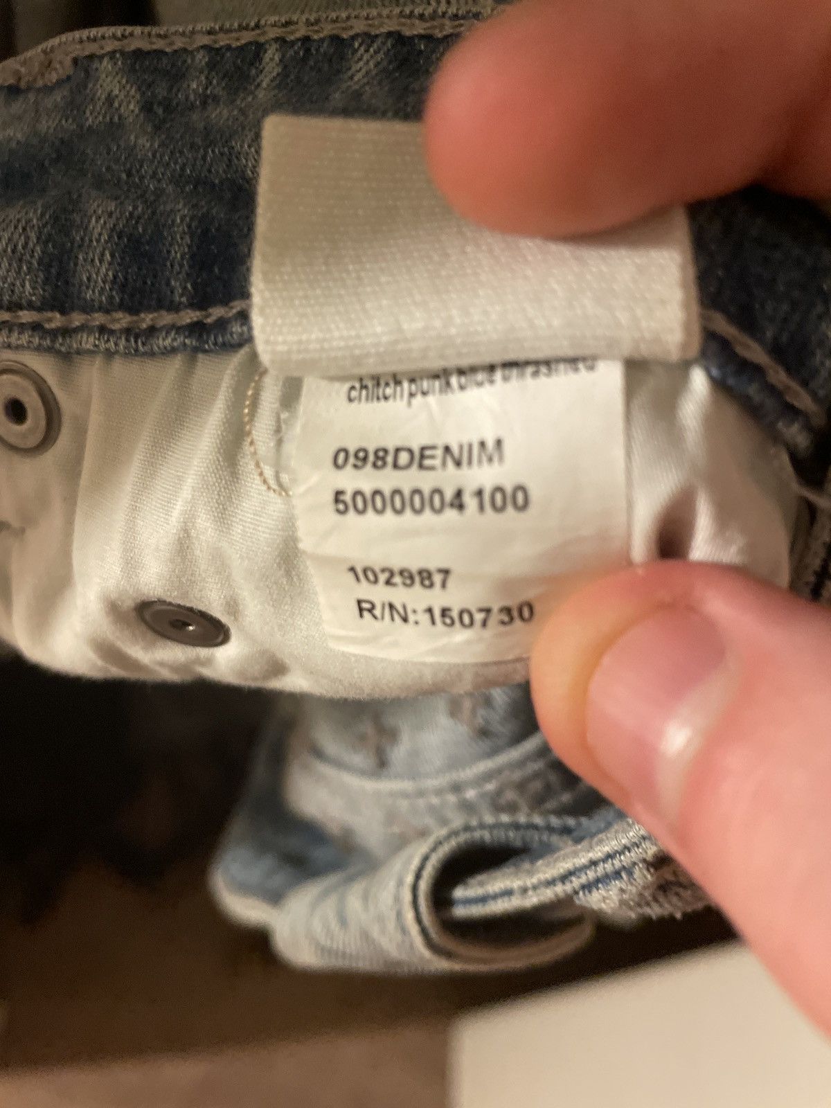 Ksubi Ksubi Chitch Punk Blue Thrashed Size 31 Size US 31 - 4 Thumbnail