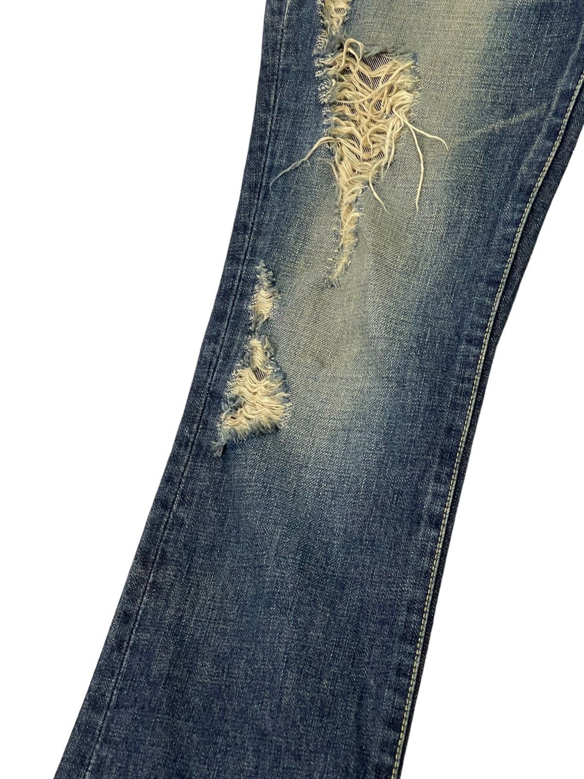 Flare Jeans Slim Platinum Japan Distress Low Rise 6🟦1