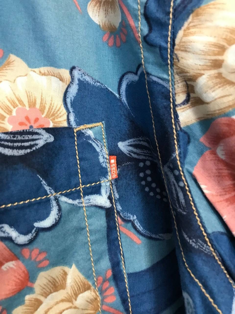 Hugo Boss Hugo Boss vintage designer Hawaiian shirt Size US L / EU 52-54 / 3 - 9 Thumbnail