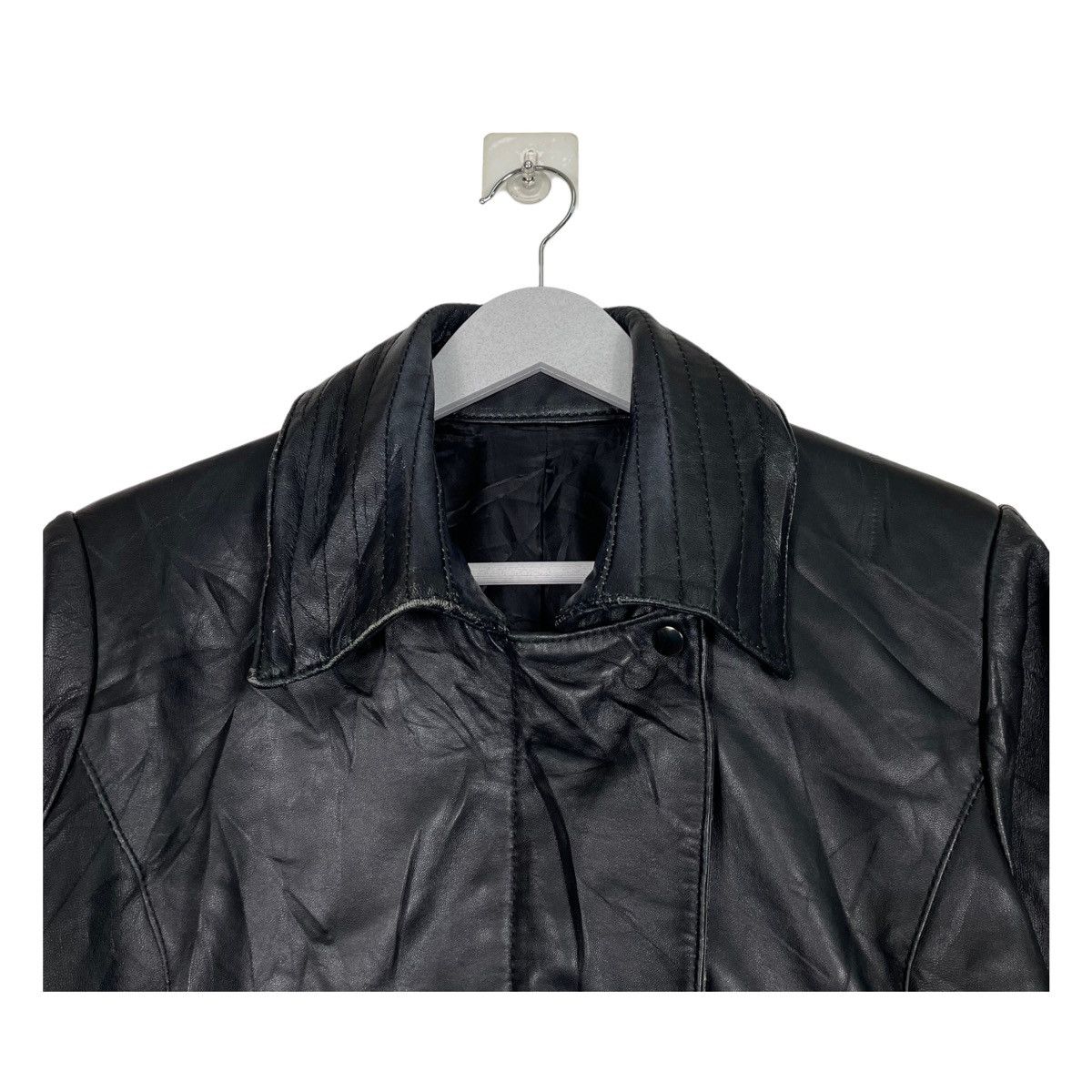 Japanese Brand × Other × Urban Outfitters 💥ROCKSTAR BIKER PU SYNTHETIC LEATHER JACKET Size US S / EU 44-46 / 1 - 4 Thumbnail