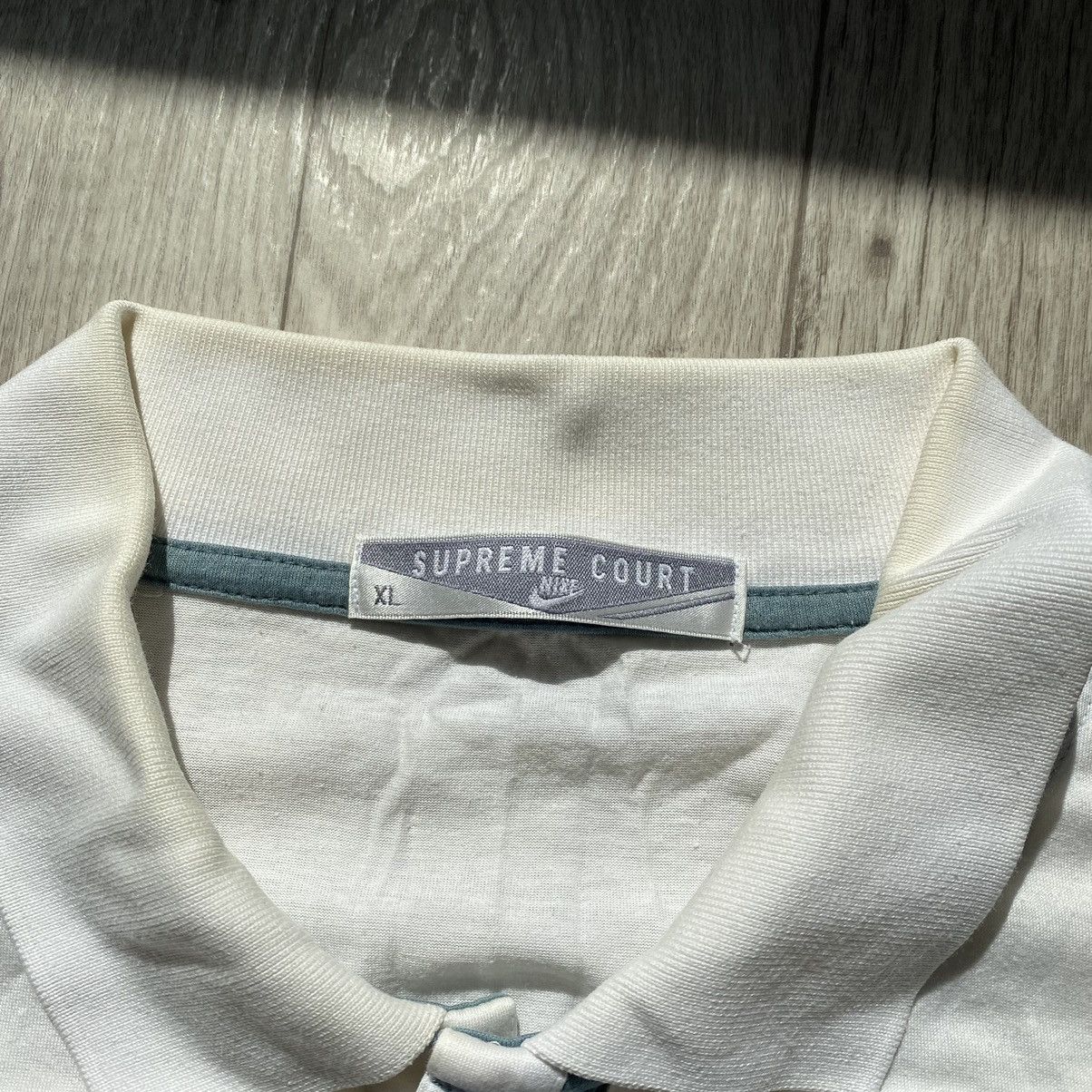 Nike VINTAGE NIKE SUPREME COURT 90s POLO T SHIRT Size US XL / EU 56 / 4 - 4 Thumbnail