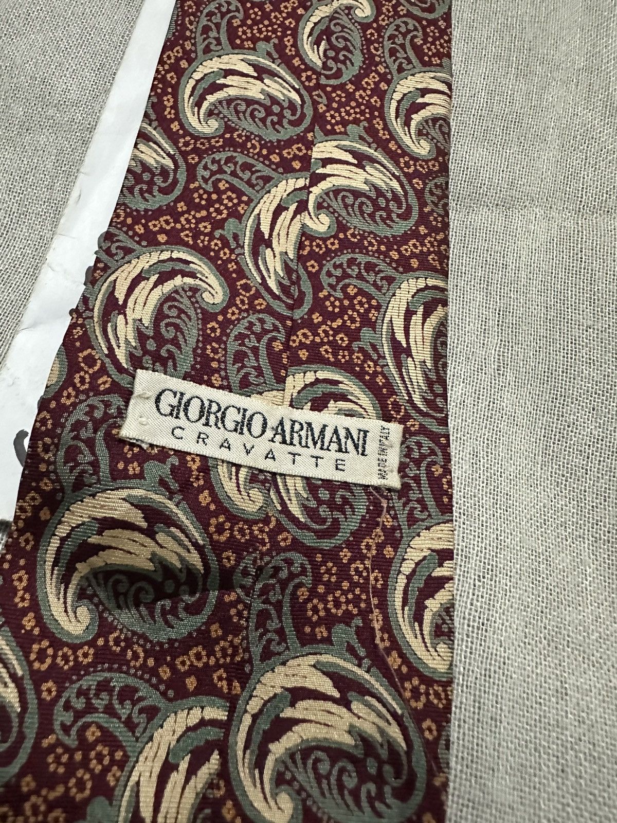 Giorgio Armani Giorgio Armani Tie Size ONE SIZE - 3 Thumbnail