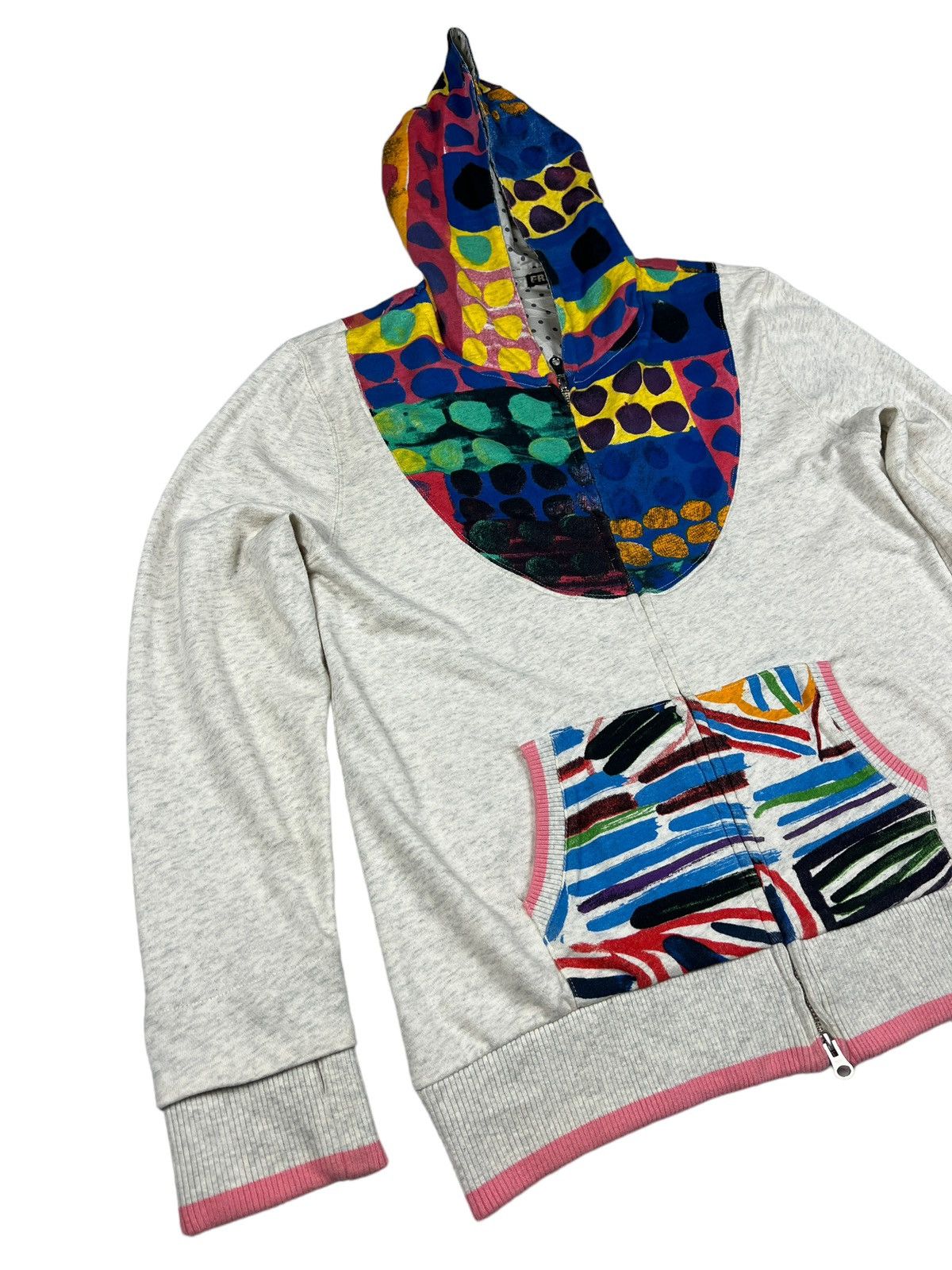 Frapbois Frapbois ‘Pop Art” Zipper Sweater Size US M / EU 48-50 / 2 - 5 Thumbnail