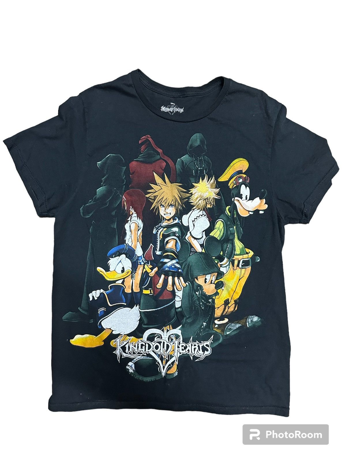 Disney Vintage Early 2000s Kingdom Hearts II Big Print Tee | Grailed