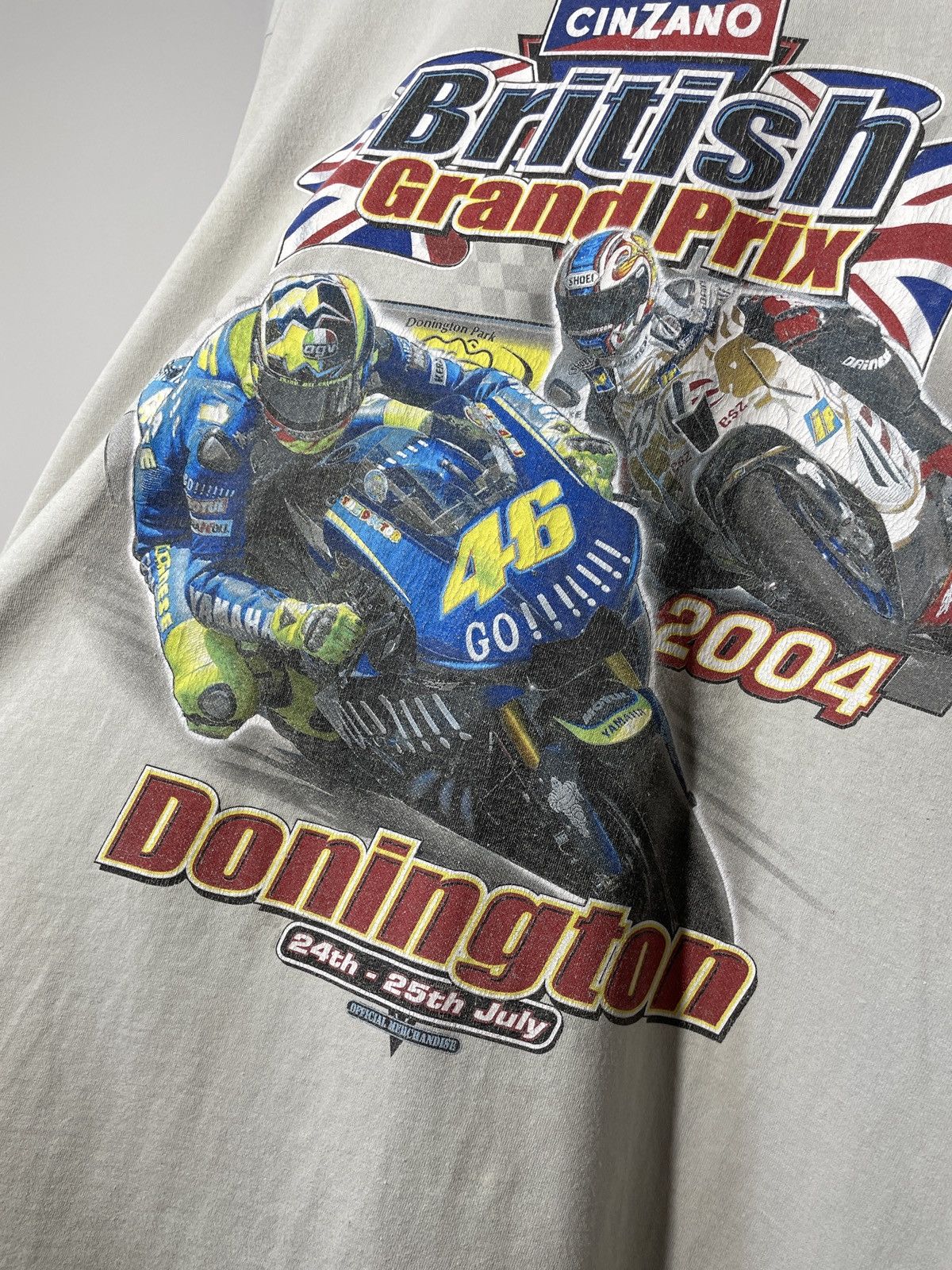 Vintage Vintage British Grand Prix 2004 Racing T-shirt Size US XL / EU 56 / 4 - 10 Thumbnail
