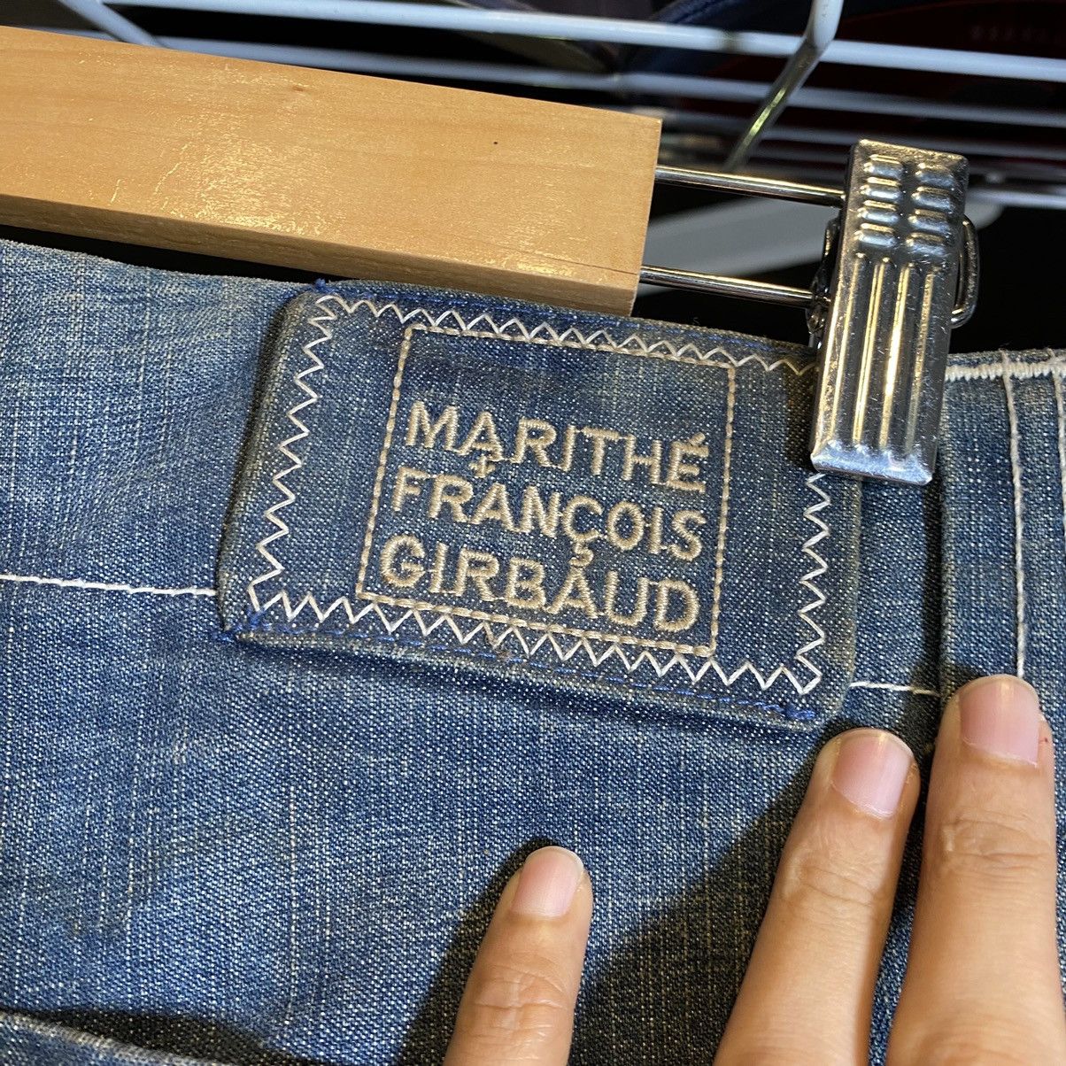 Marithe + Francois Girbaud Marithe Francois Girbaud Bondage Denim Pants Size US 34 / EU 50 - 5 Thumbnail