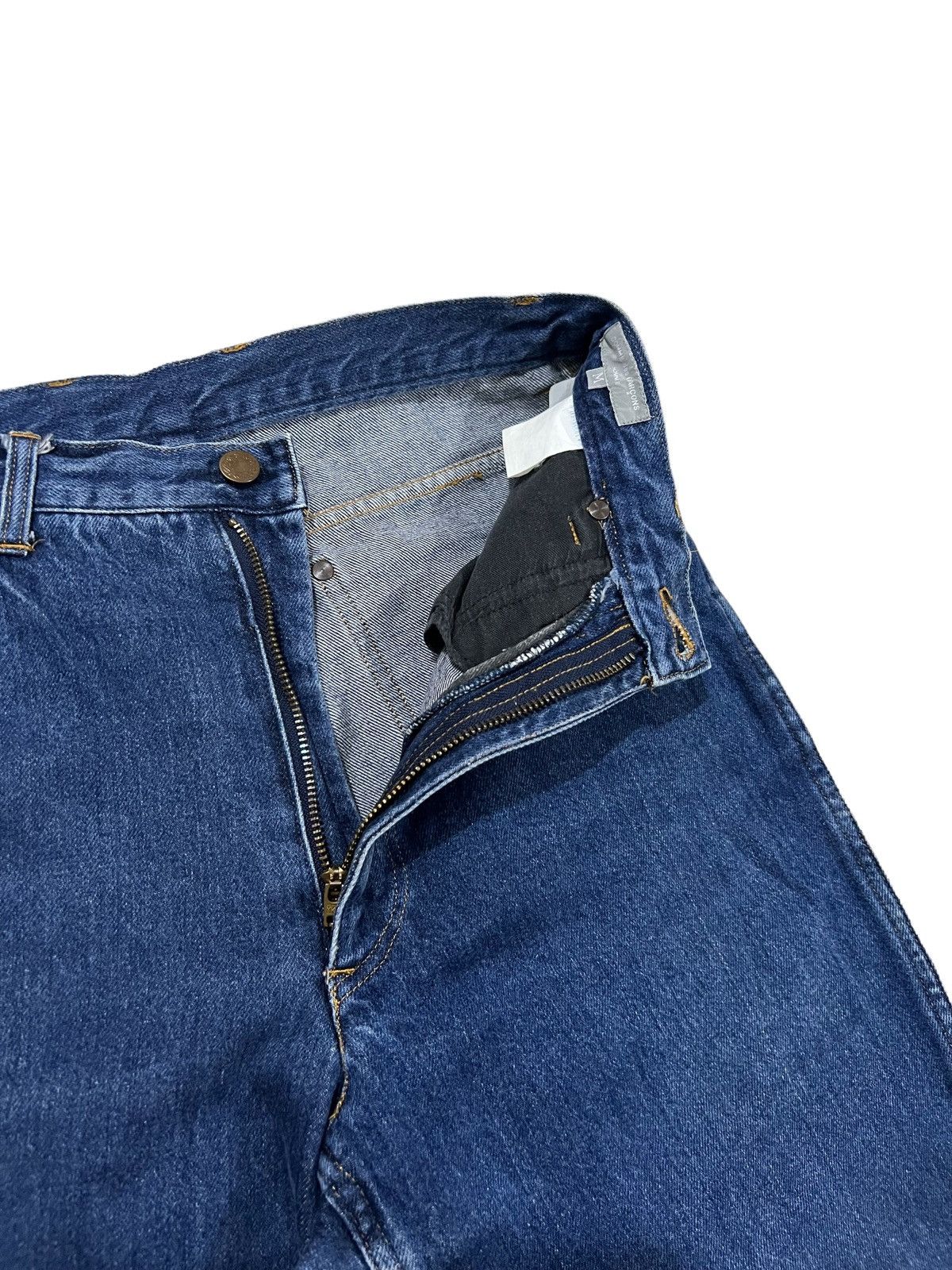 Comme des Garcons Homme ARCHIVE 80s Homme High Waist Baggy Gabardine 🎈Classic Denim Size US 28 / EU 44 - 1 Thumbnail