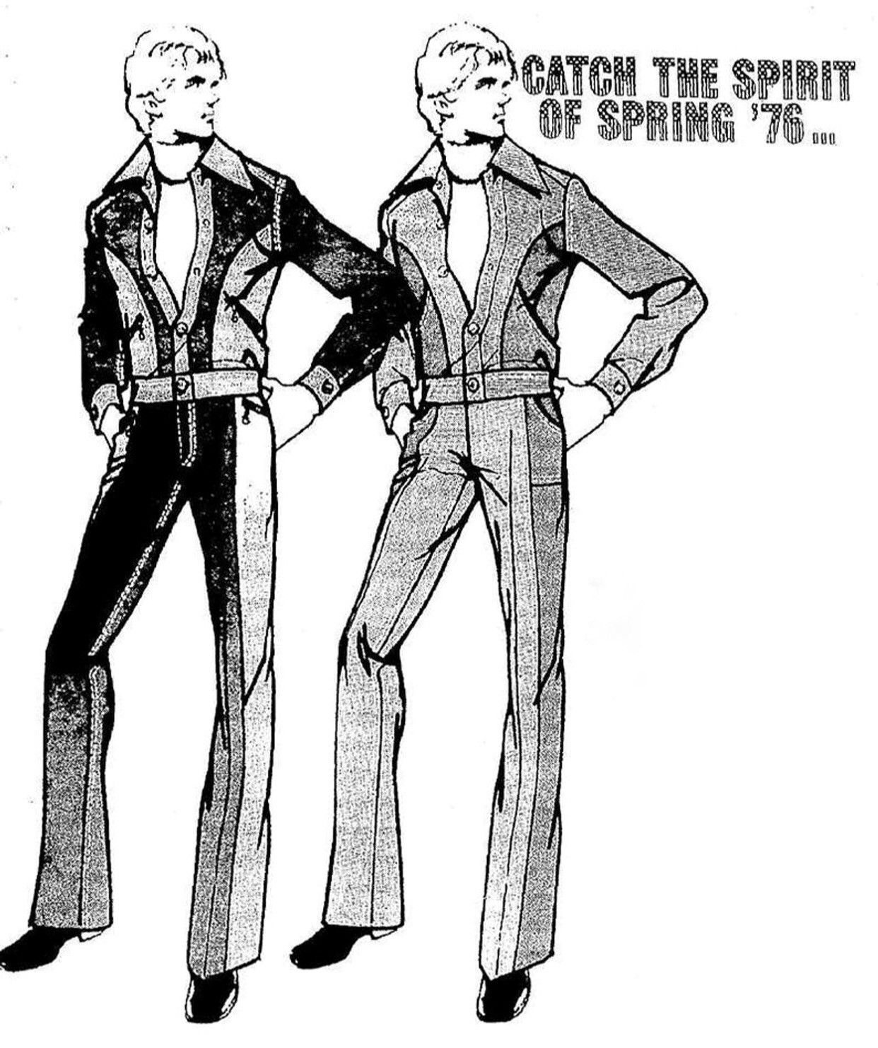 If Six Was Nine VINTAGE 70'S LEE GEMINI REVERSIBLE TWO TONED FLARE JEANS Size US 31 - 1 Thumbnail