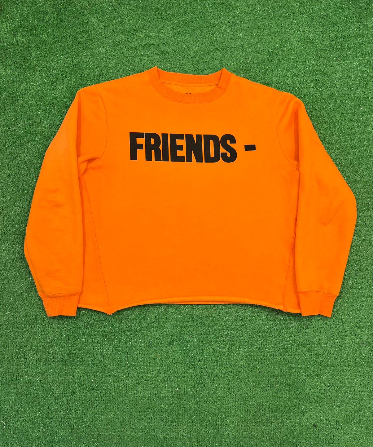 Pre-owned Vlone Friends Crewneck Orange