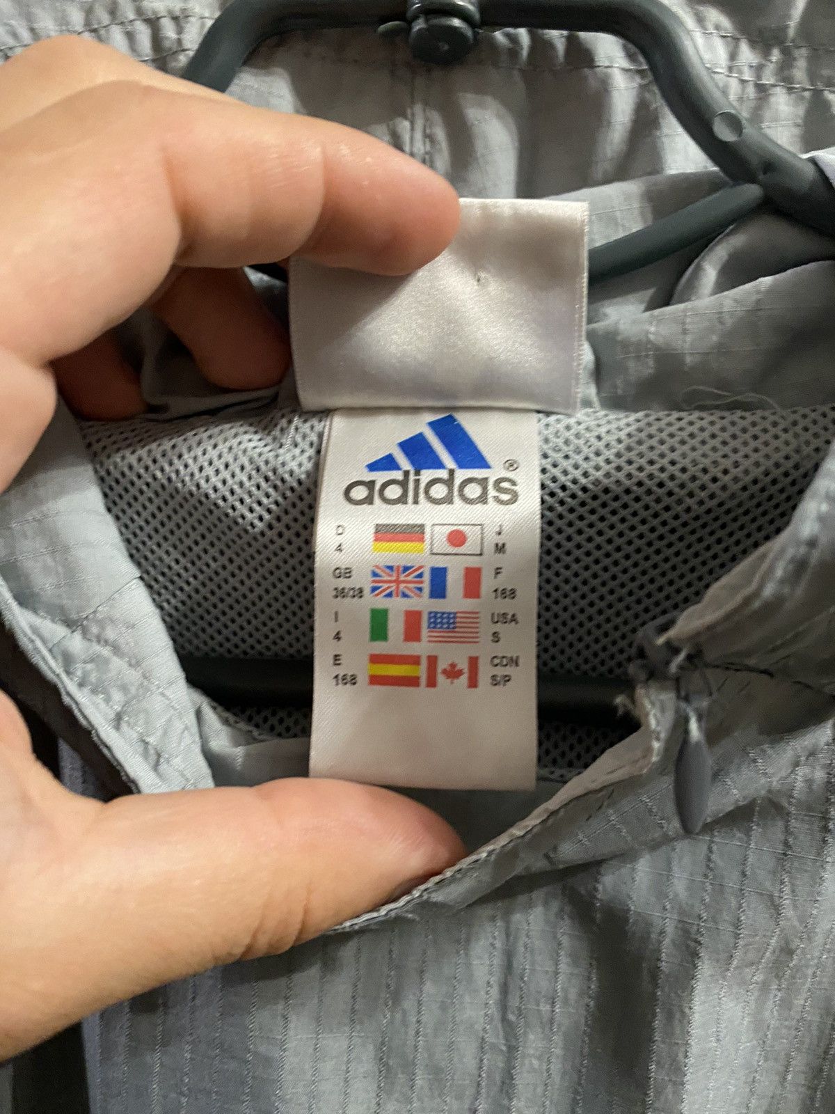 Adidas Rare Vintage Zip Light Jacket Adidas. Y2K style. Size US S / EU 44-46 / 1 - 11 Thumbnail