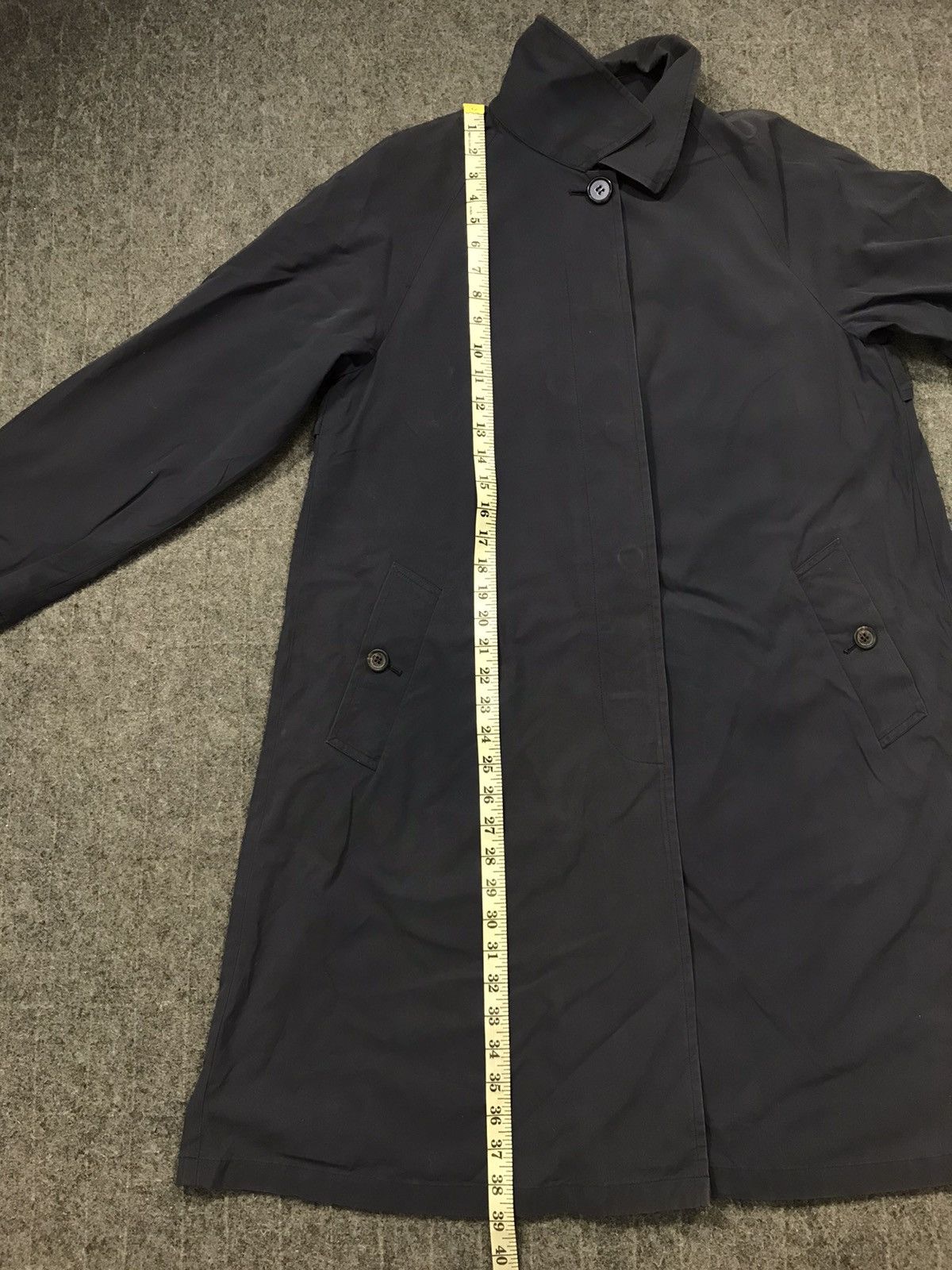 Burberry × Designer Burberrys Trench Coat Wool Jacket Embroidery Inner Design Size US M / EU 48-50 / 2 - 12 Thumbnail