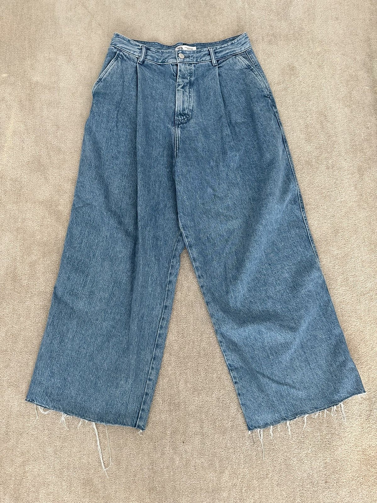 Zara 🔥🔥 CRAZY BAGGY ZARA DENIM | Grailed