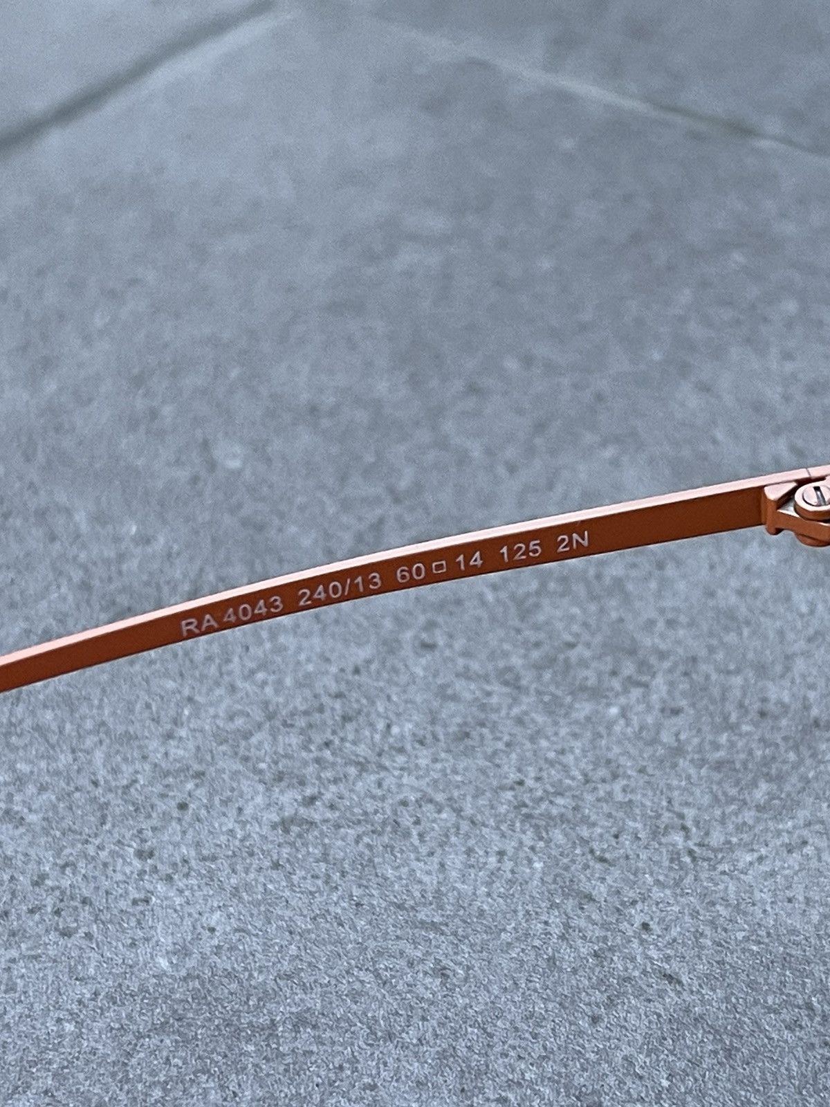 Ralph Lauren Ralph Lauren RA4043 240/13 Orange Aviator Sunglasses Size ONE SIZE - 12 Thumbnail